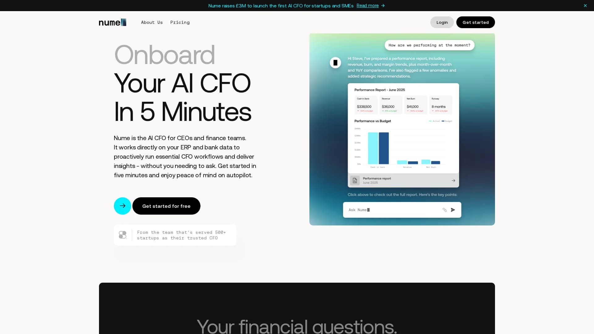 nume homepage