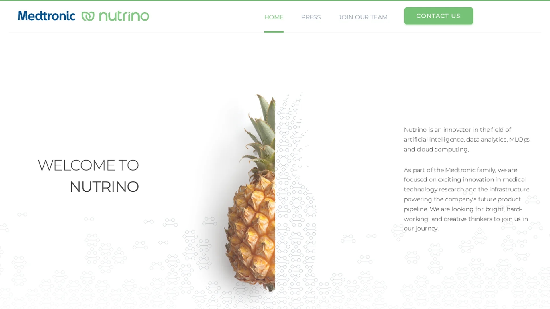 nutrino homepage