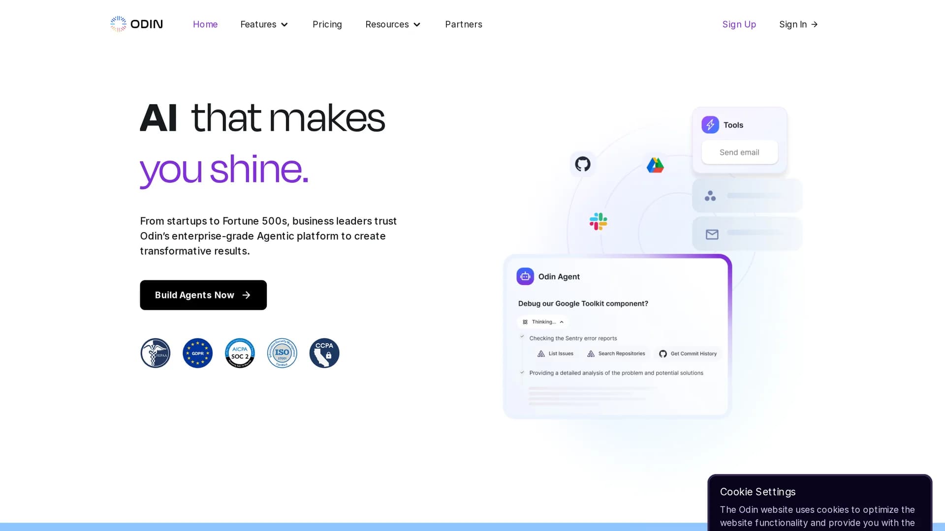 odin homepage