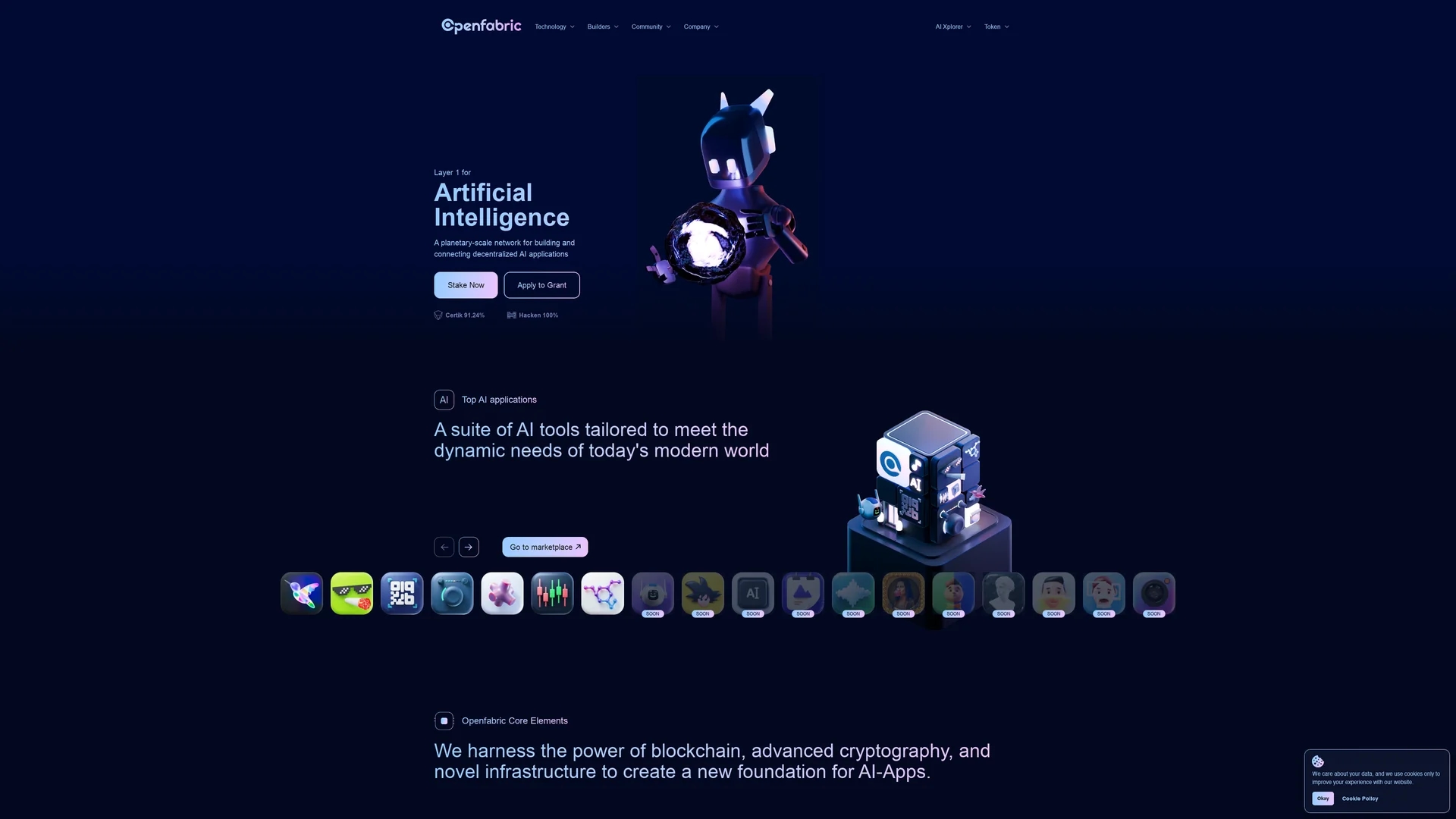 openfabric-ai homepage
