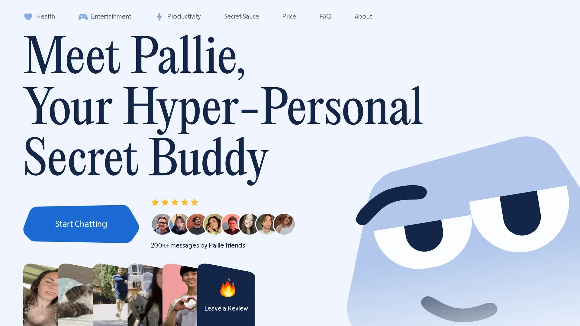 pallie homepage