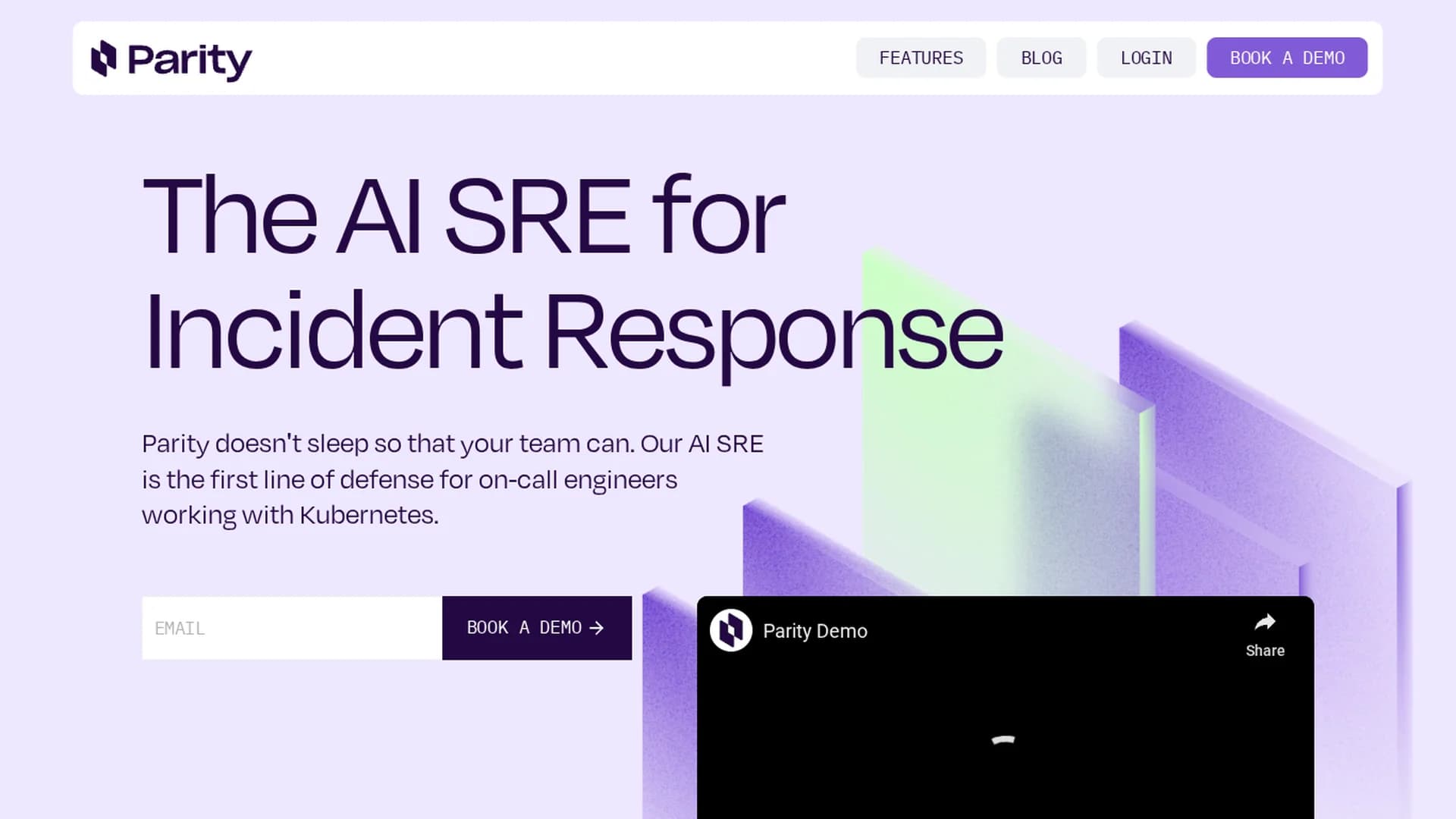parity-yc-s24 homepage
