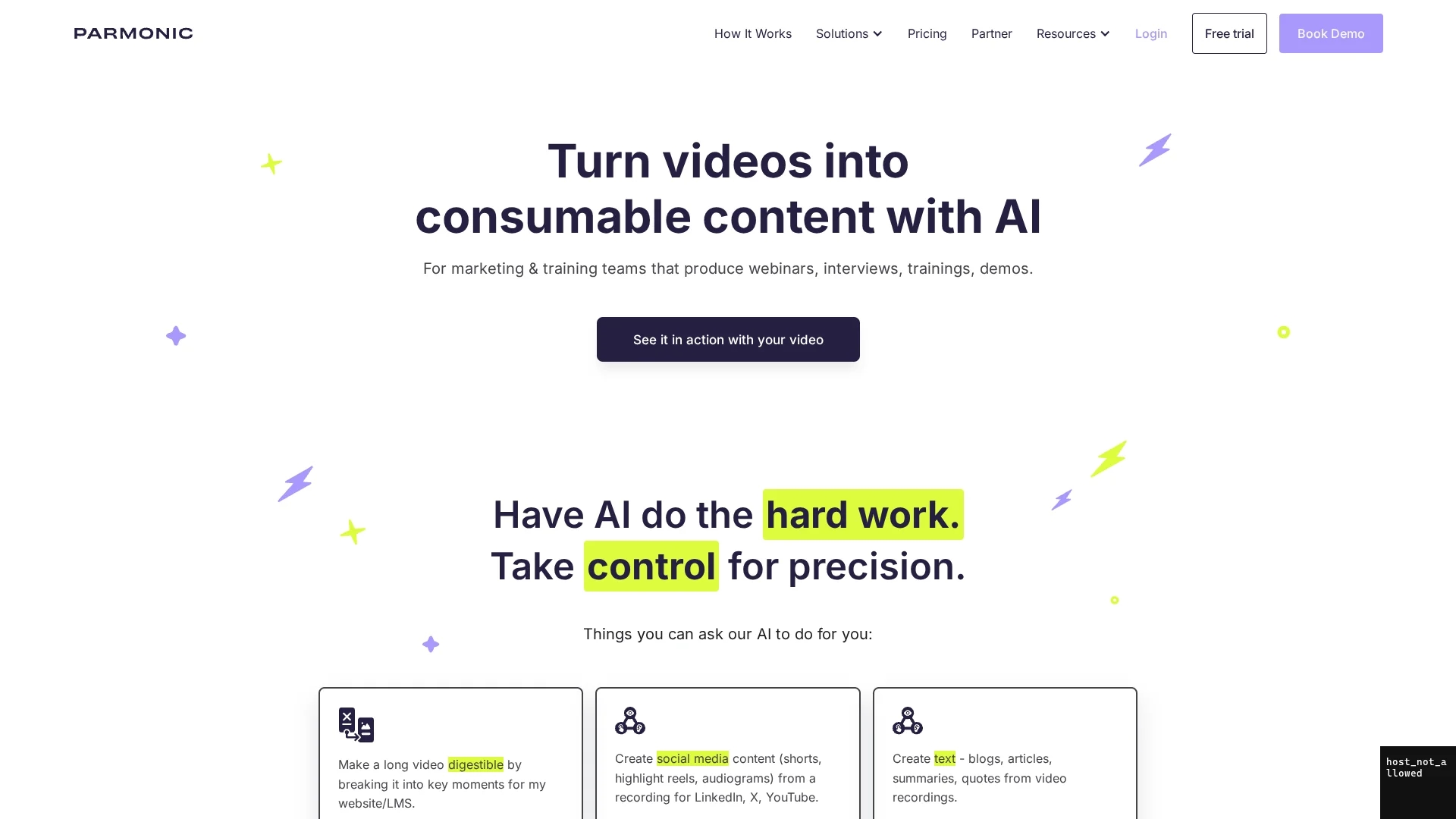 parmonic-com homepage