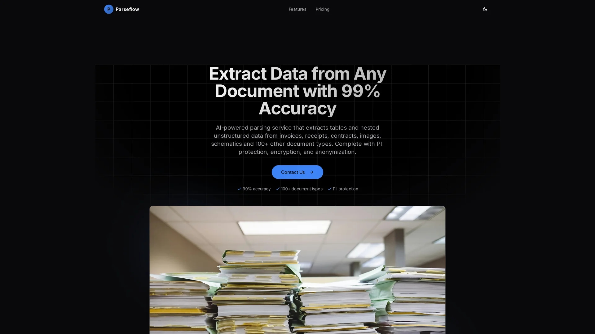 parseflow-io homepage