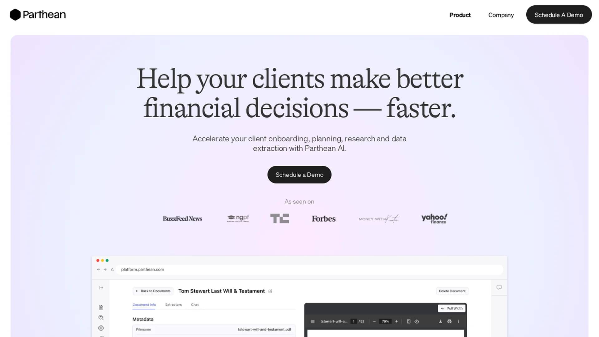 parthean-ai homepage