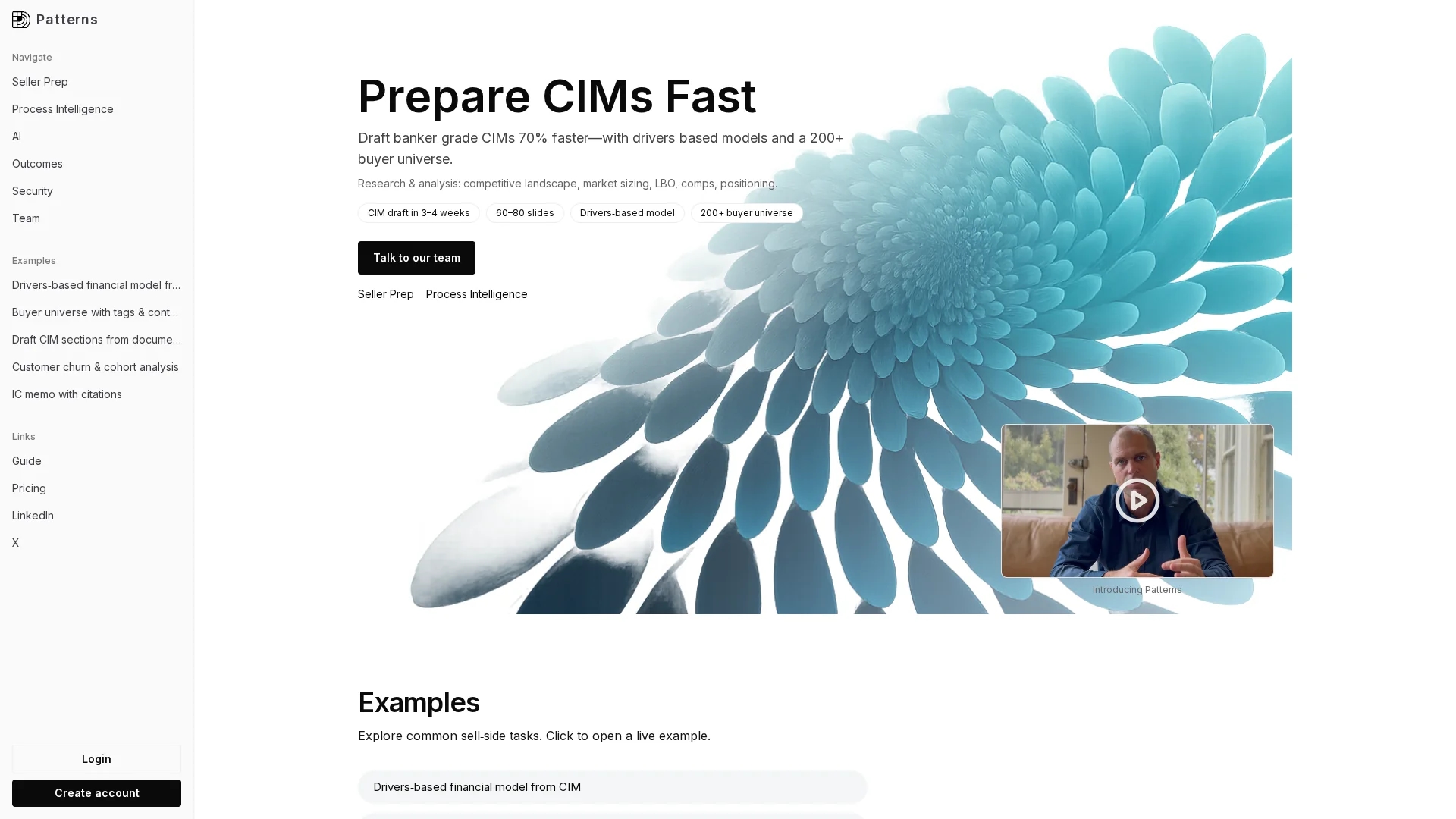 patterns homepage