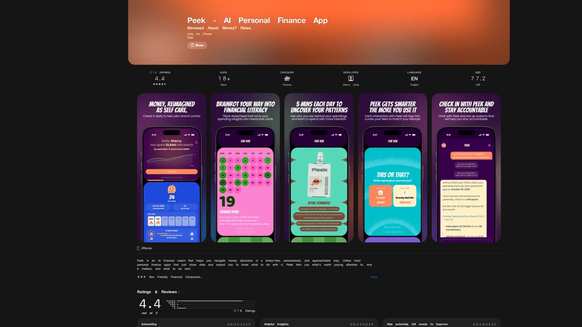 peek-money homepage