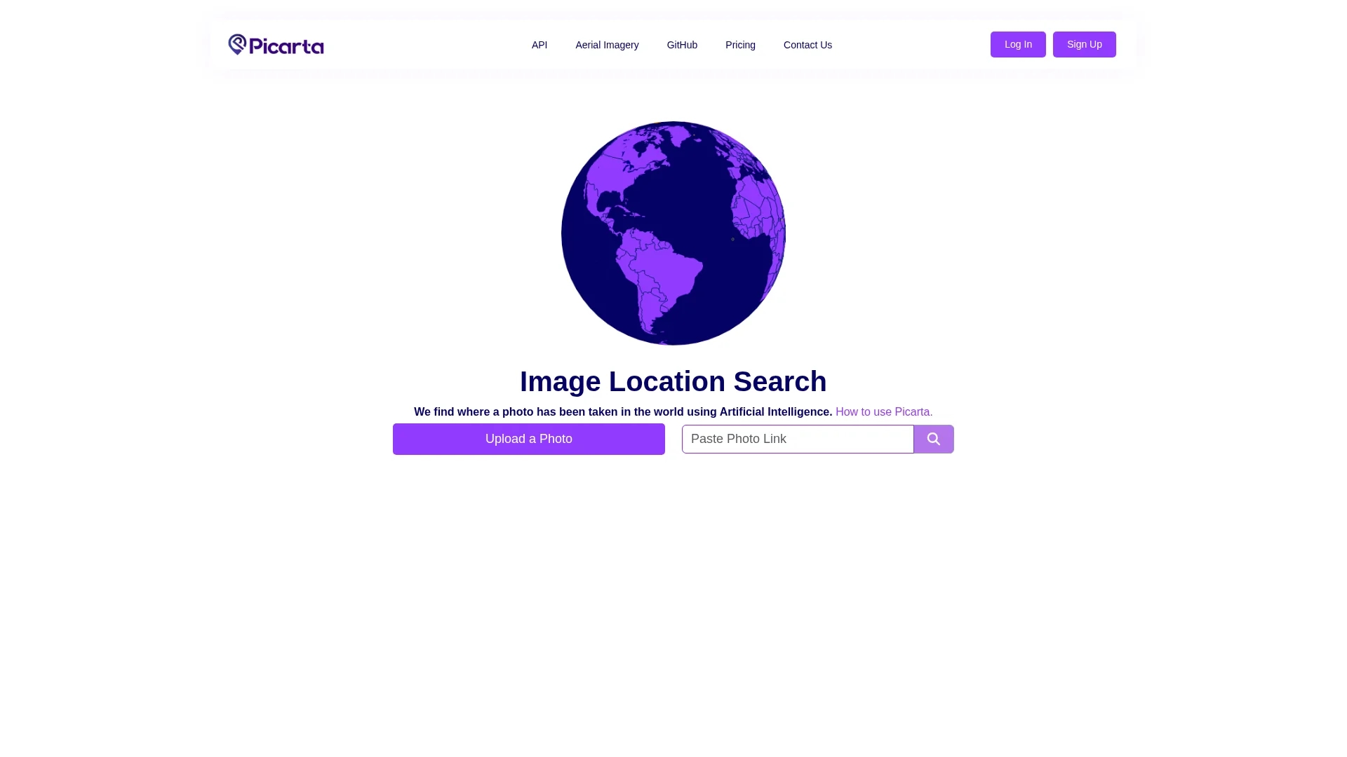 picarta homepage