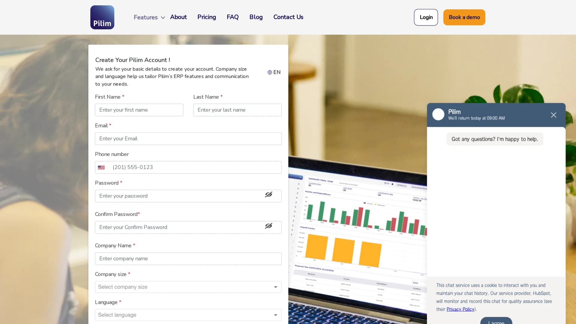 pilim homepage