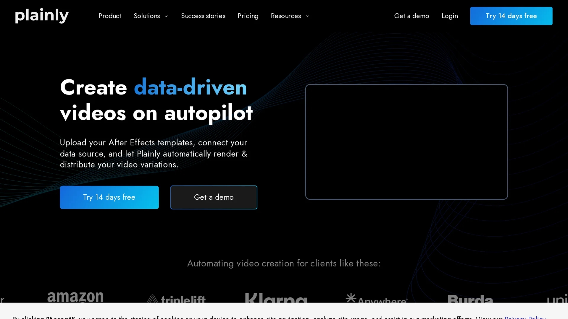 plainly-ai homepage