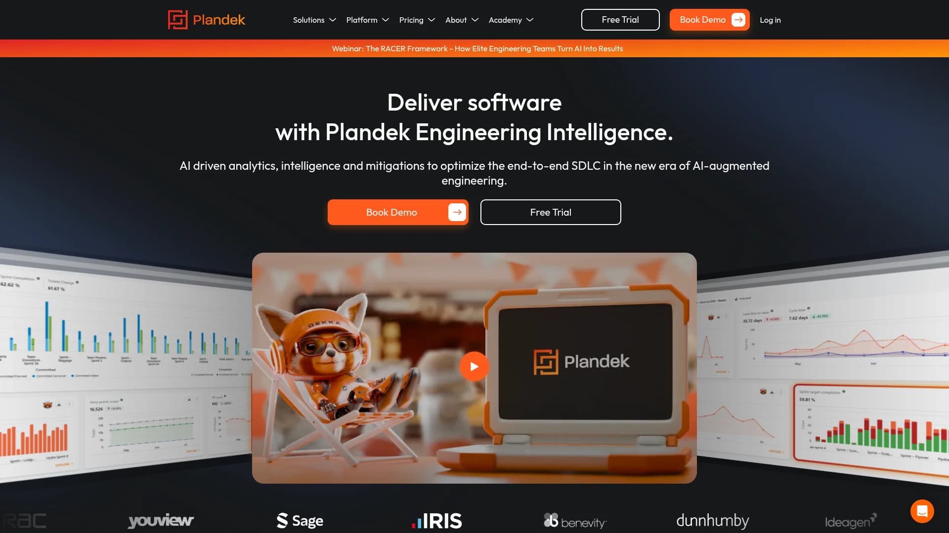 plandek-intelligent-analytics homepage