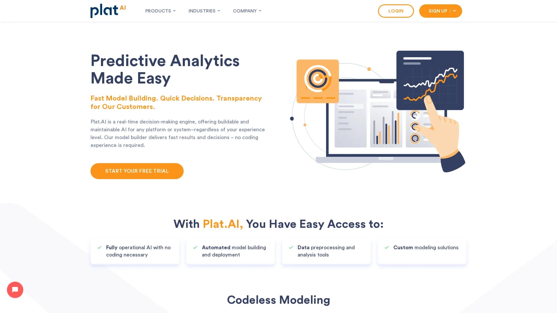 plat-ai homepage
