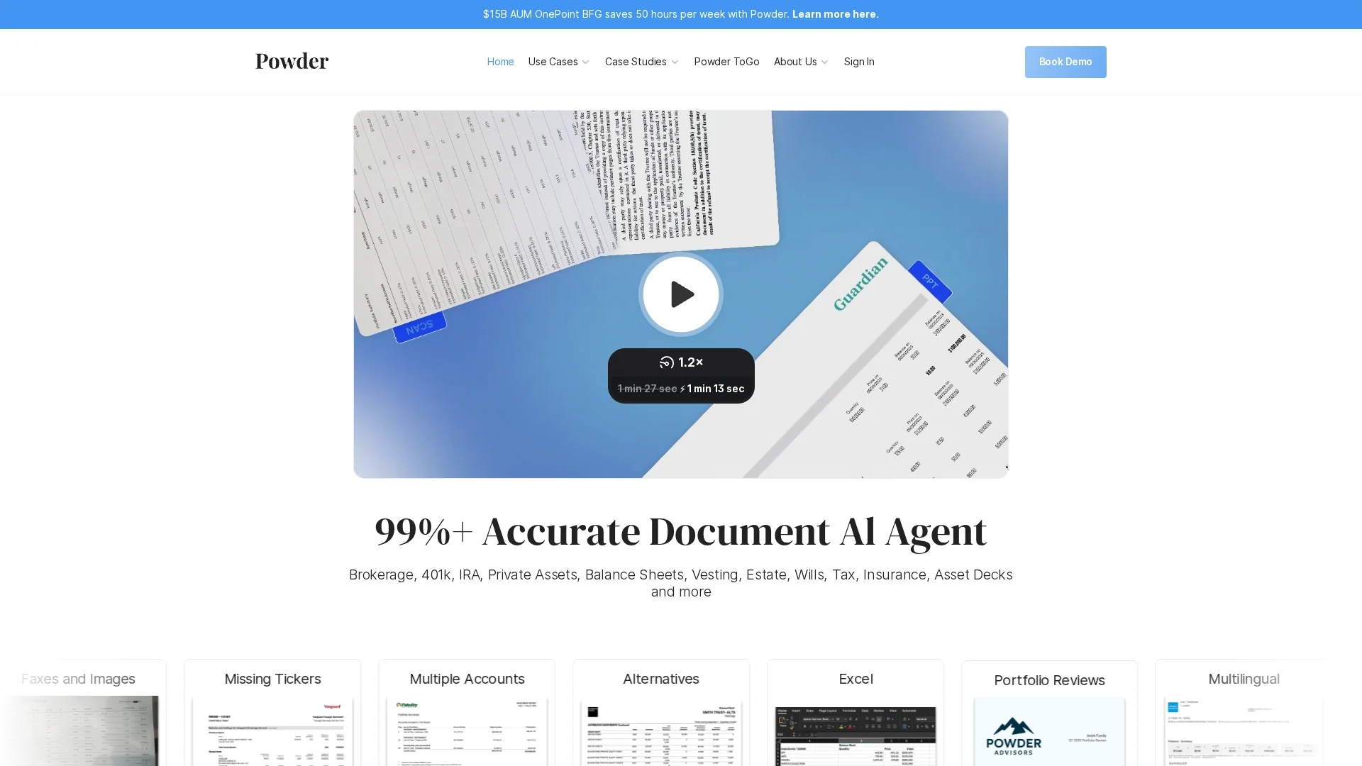 powderfi homepage