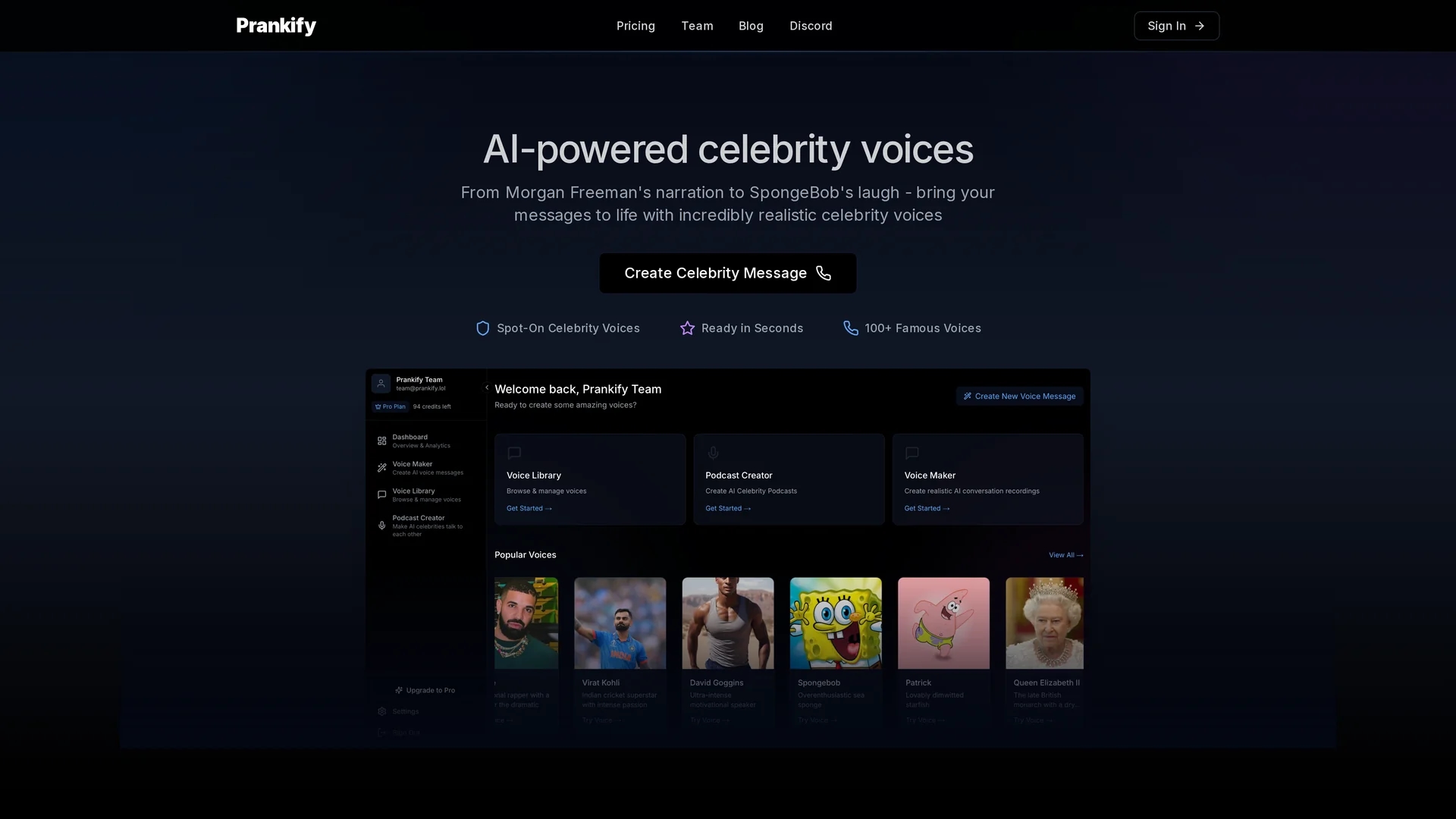 prankify-ai homepage