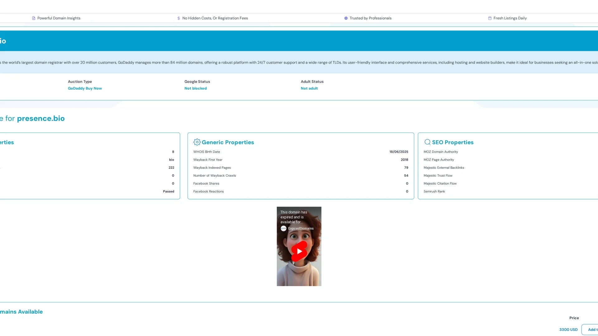 presence homepage