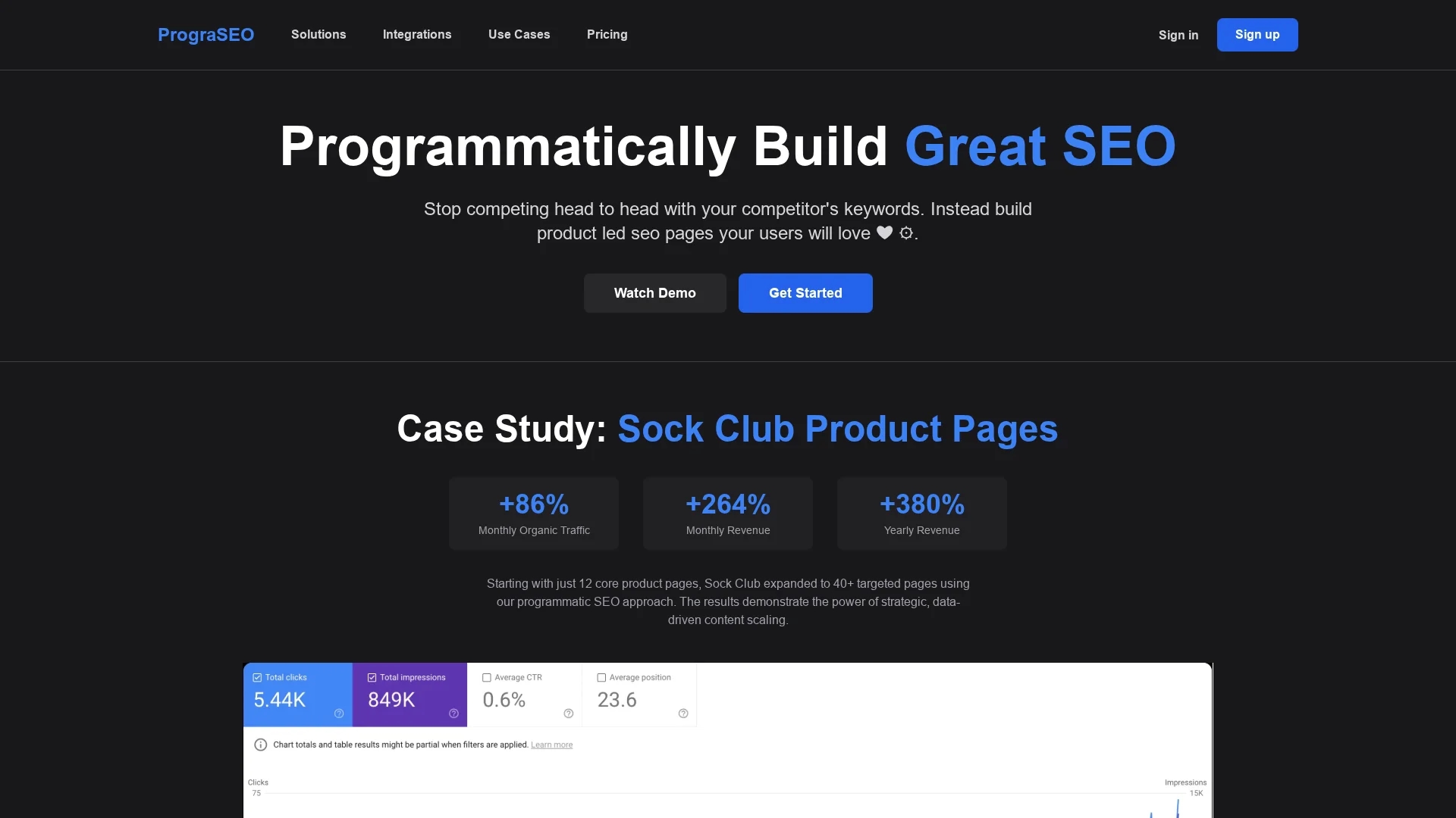 prograseo homepage