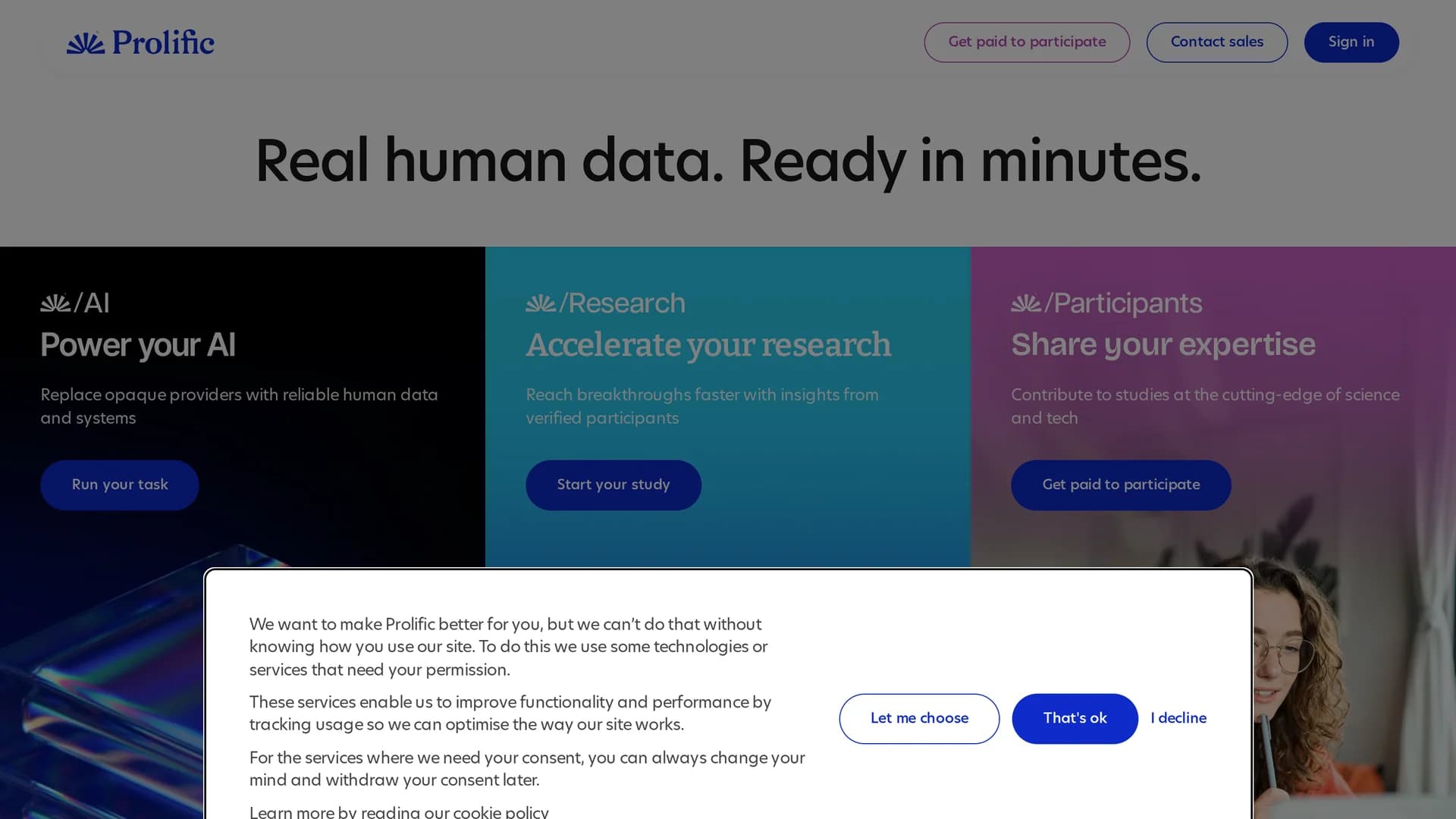 prolific-com homepage