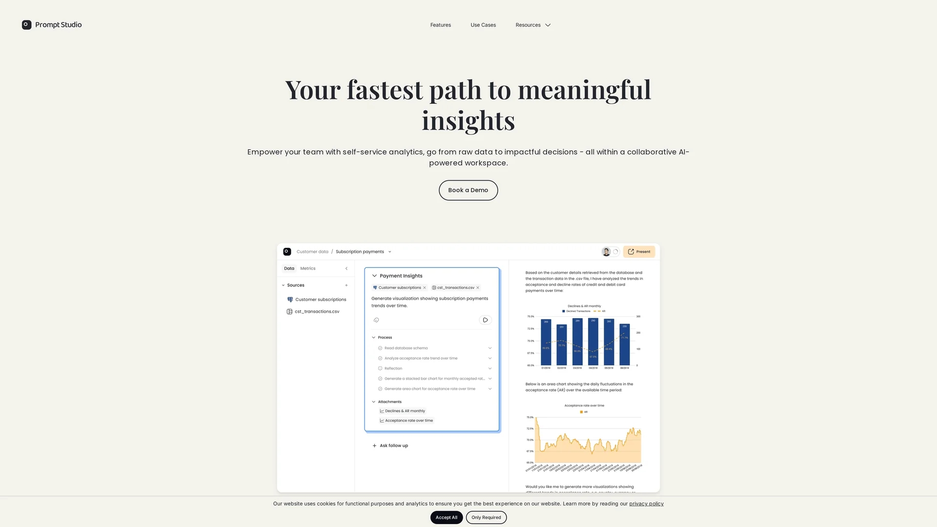 prompt-studio homepage