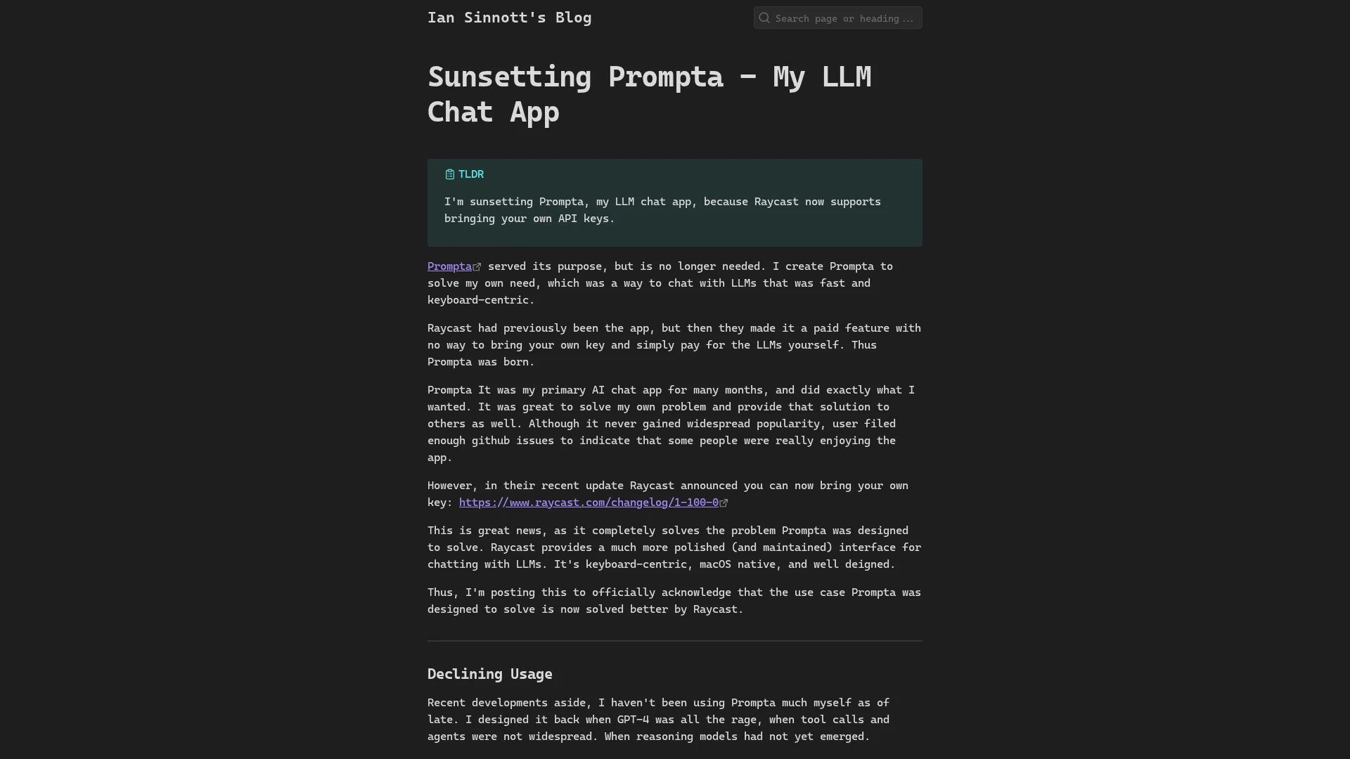 prompta homepage
