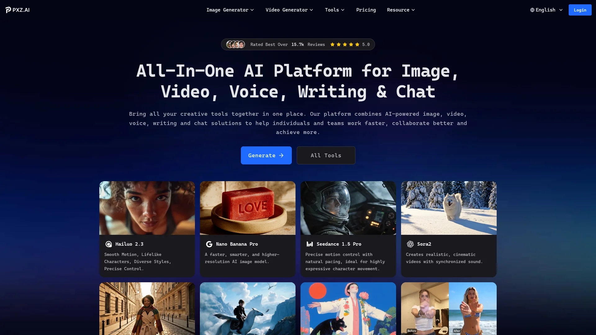 pxz-ai homepage