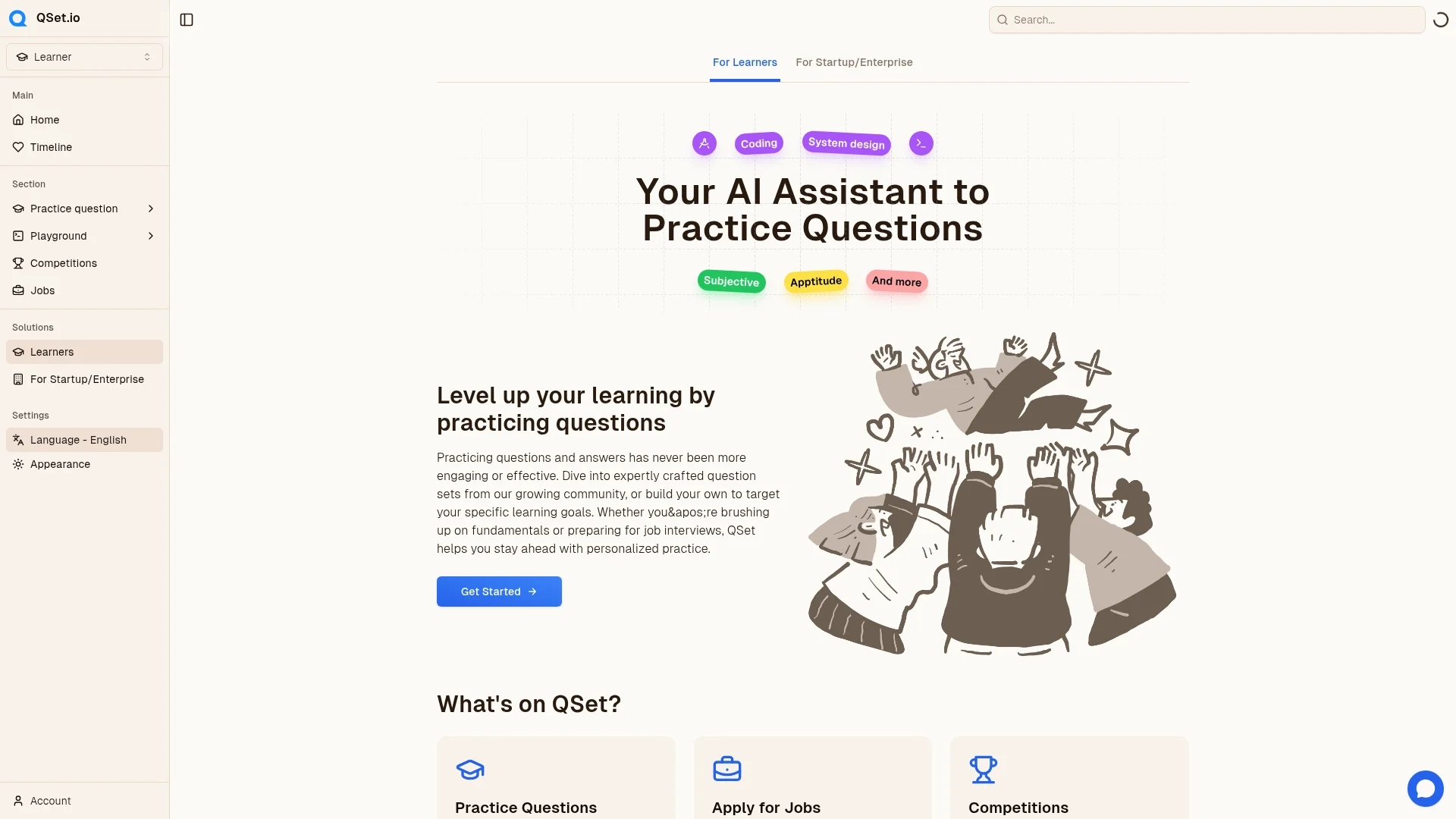 qset-io homepage