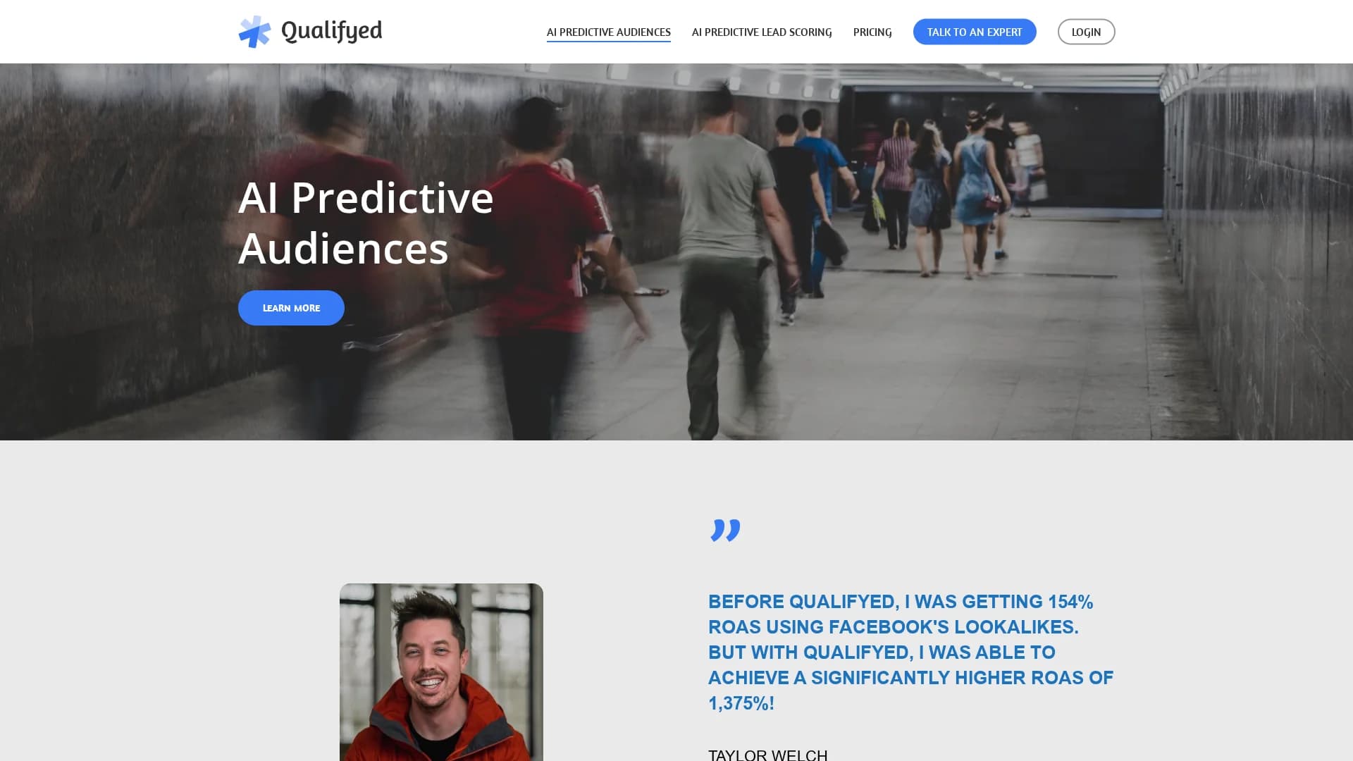 qualifyed-ai-lookalike-audiences homepage