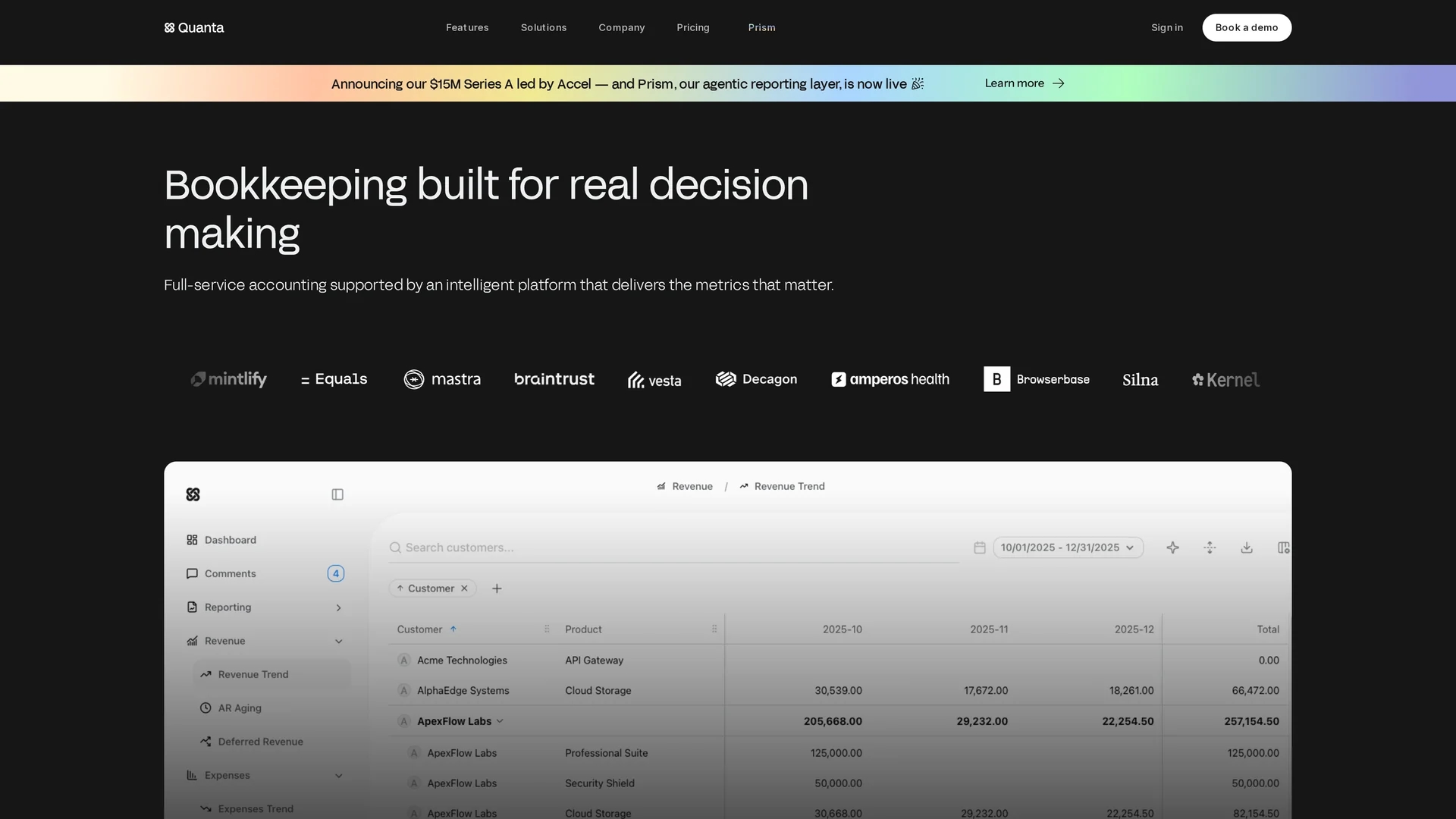 quanta homepage
