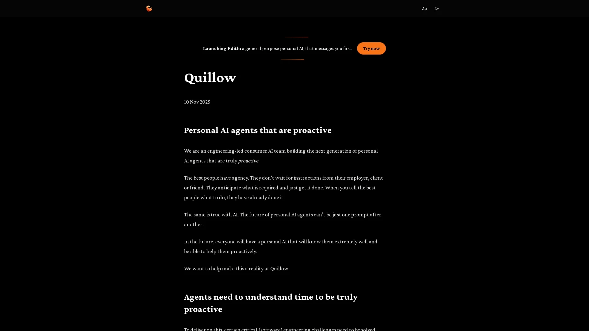 quillow homepage