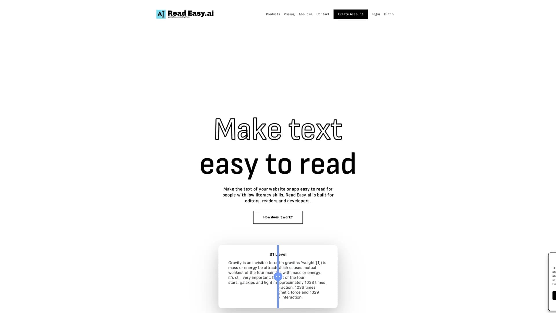 read-easy-ai homepage