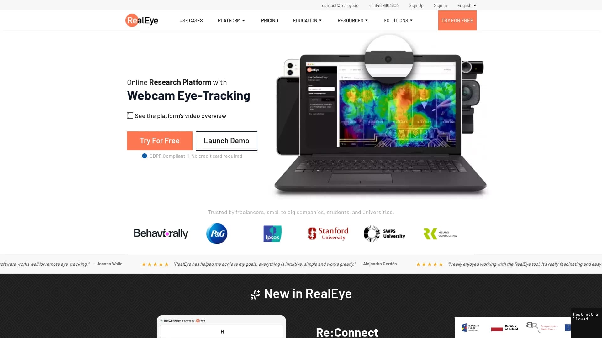 realeye-io homepage