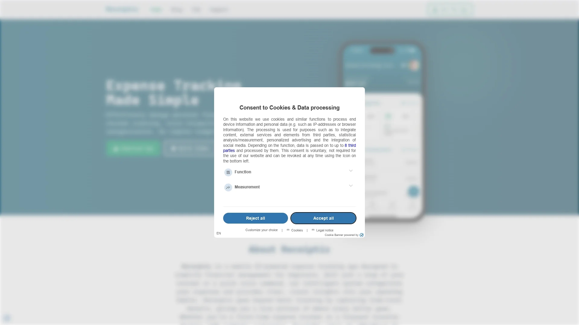 receiptix homepage