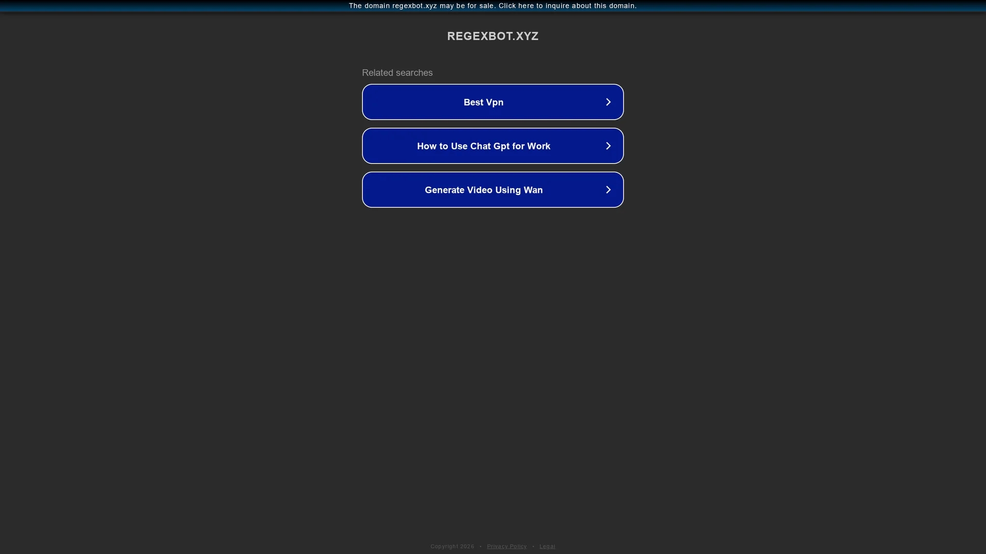 regexbot homepage