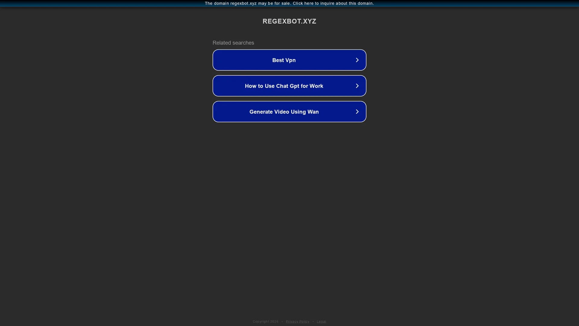 regexbot homepage