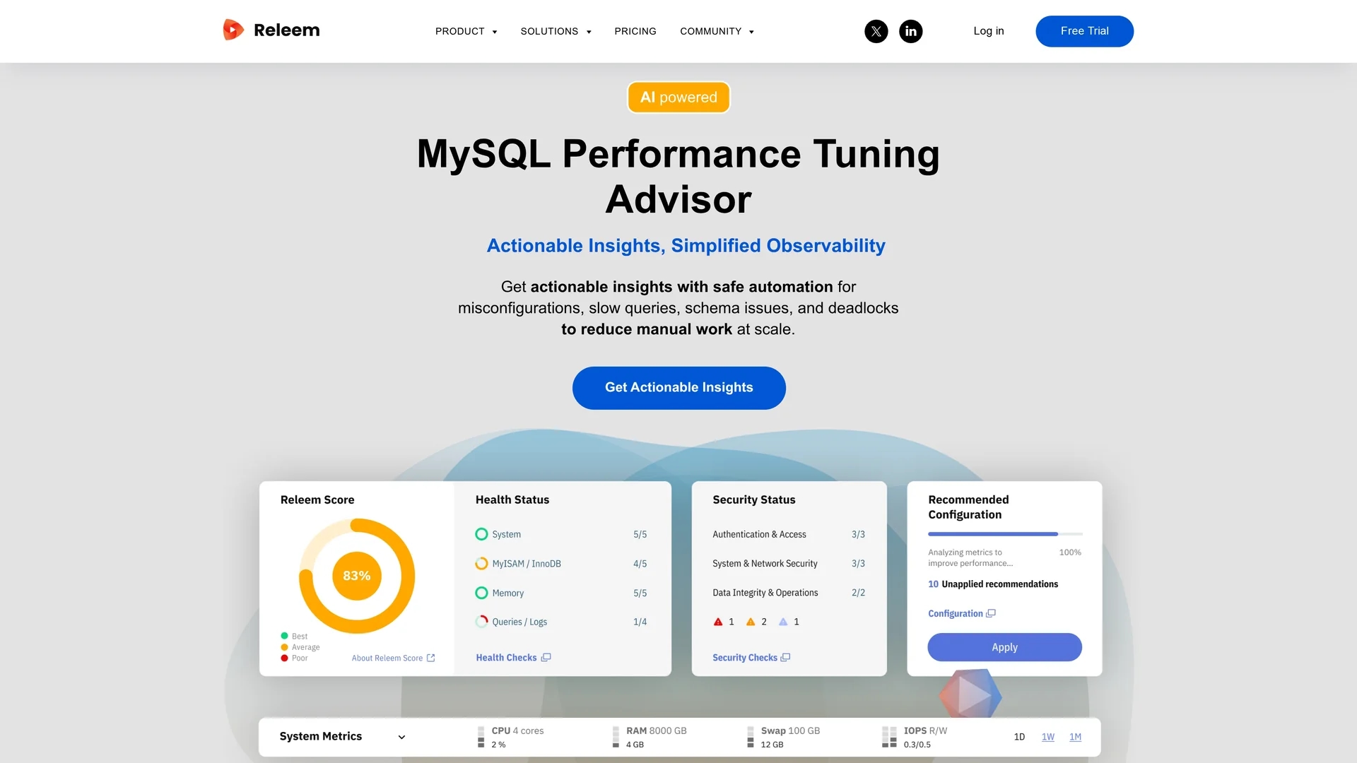 releem homepage