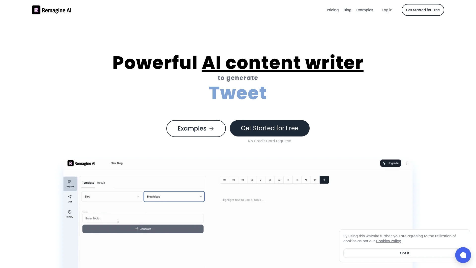 remagine-ai homepage
