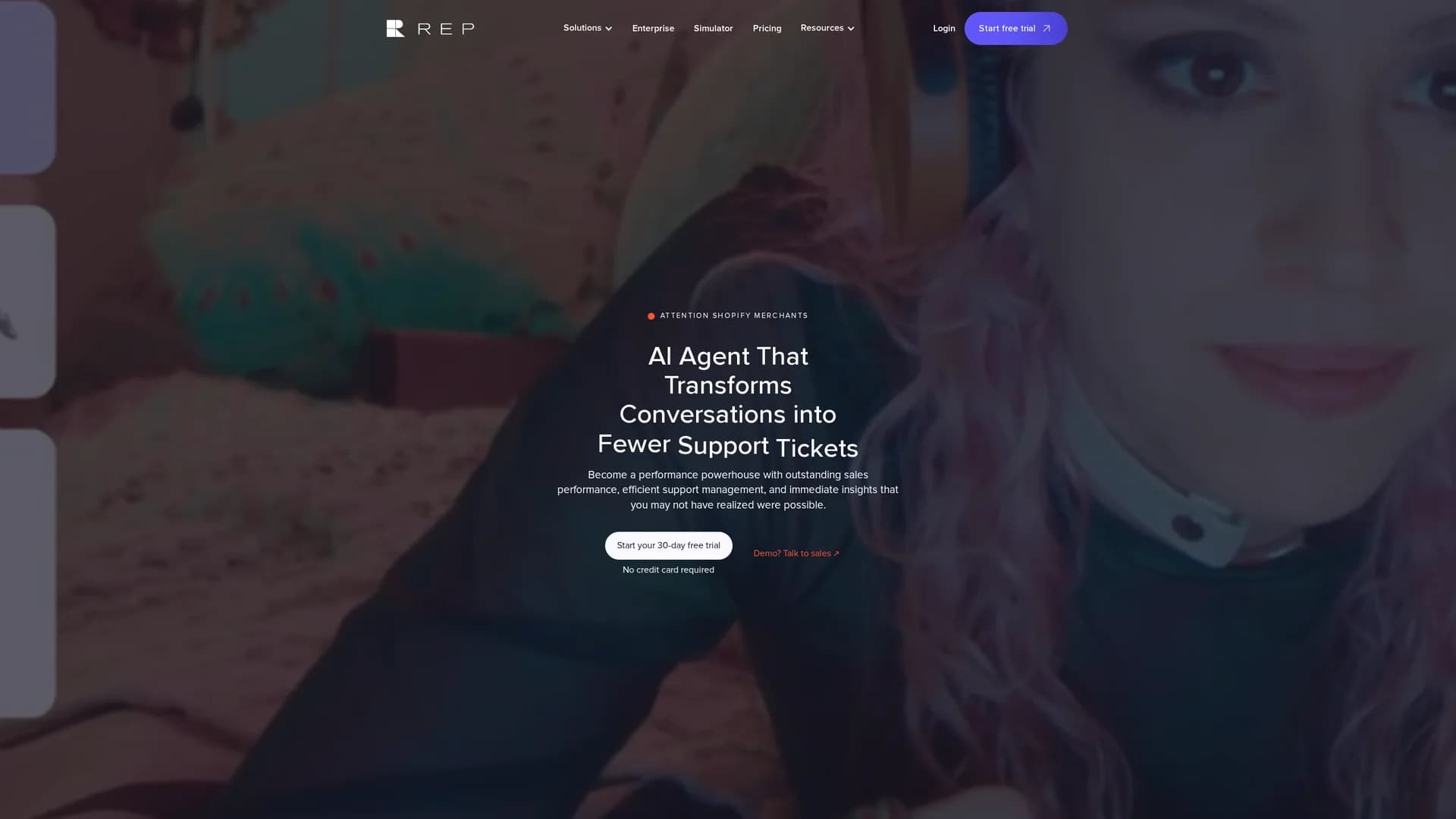 rep-ai-sales-concierge-for-ecommerce homepage