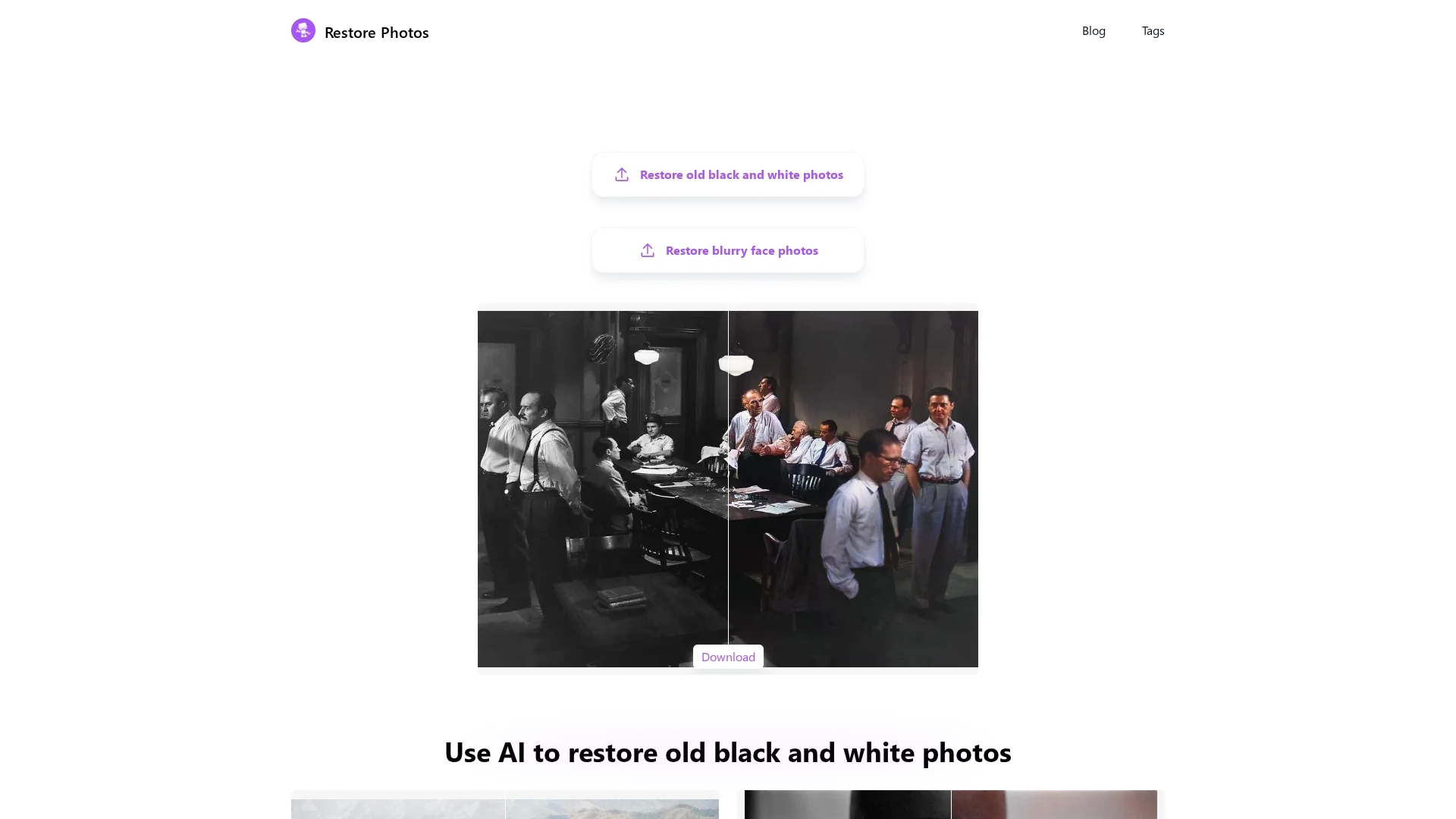 restore-photos homepage
