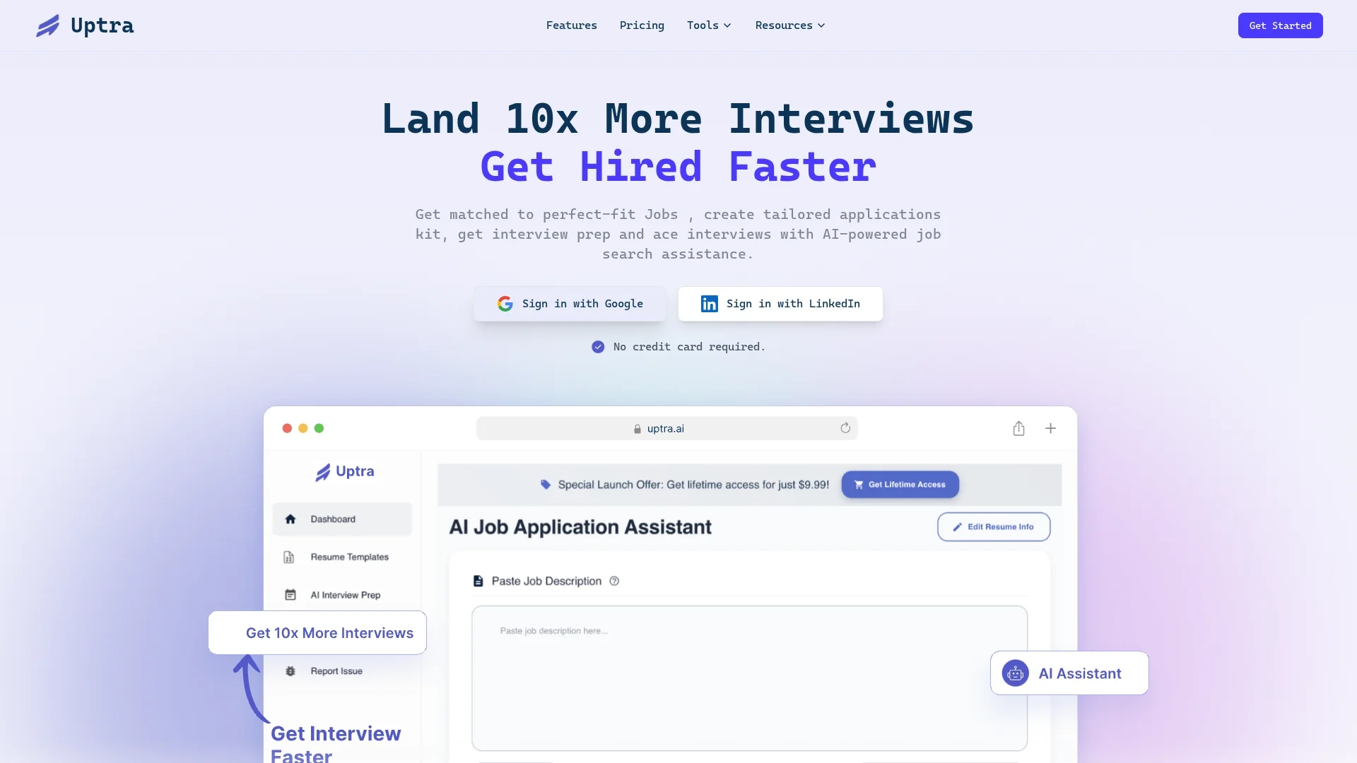 resumea-io homepage