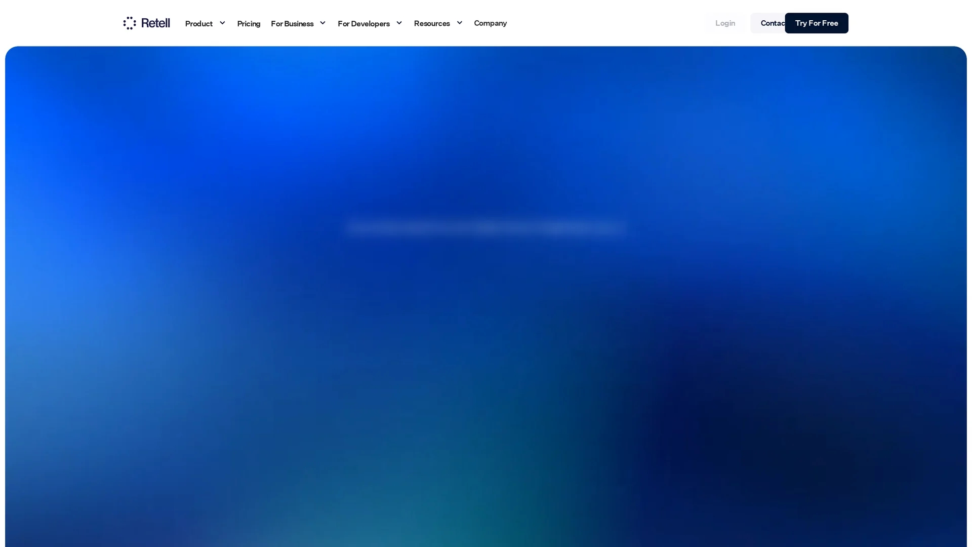retell-ai homepage