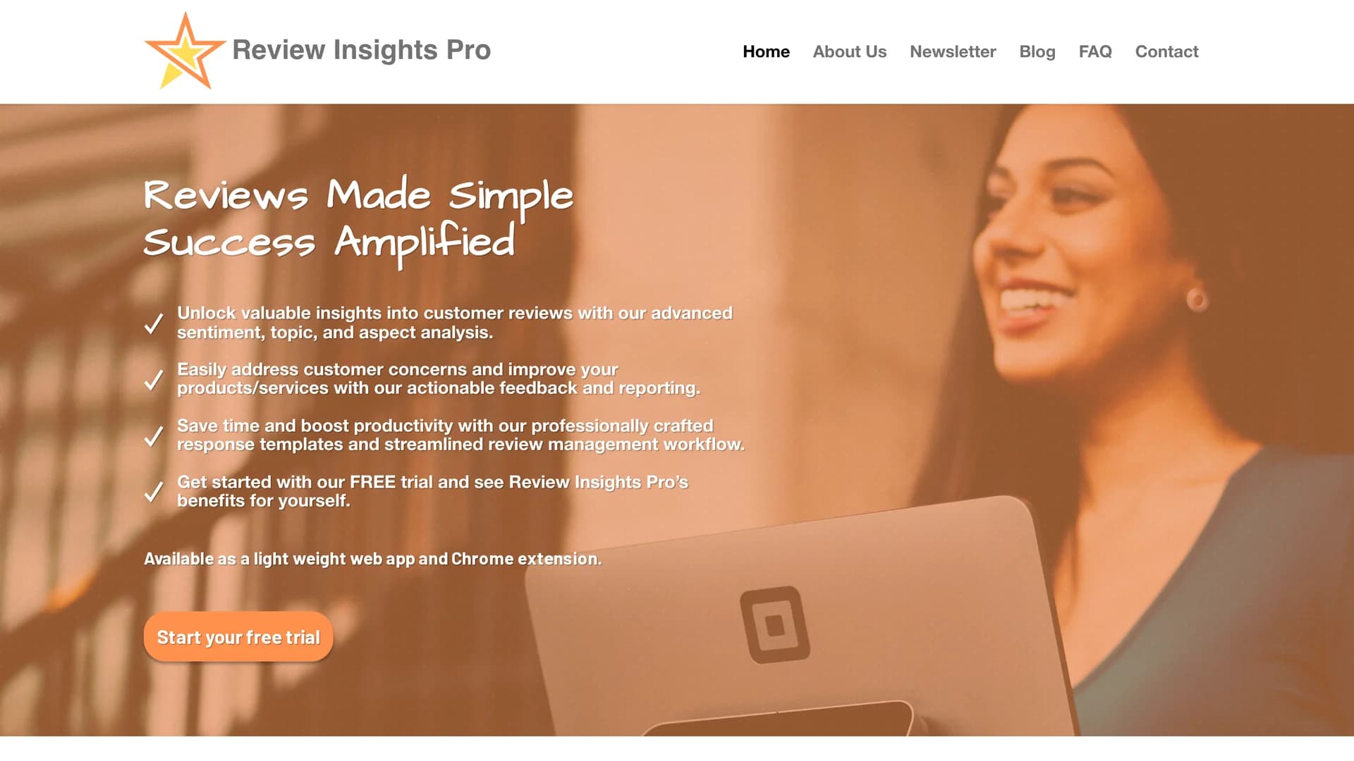 review-insights-pro homepage