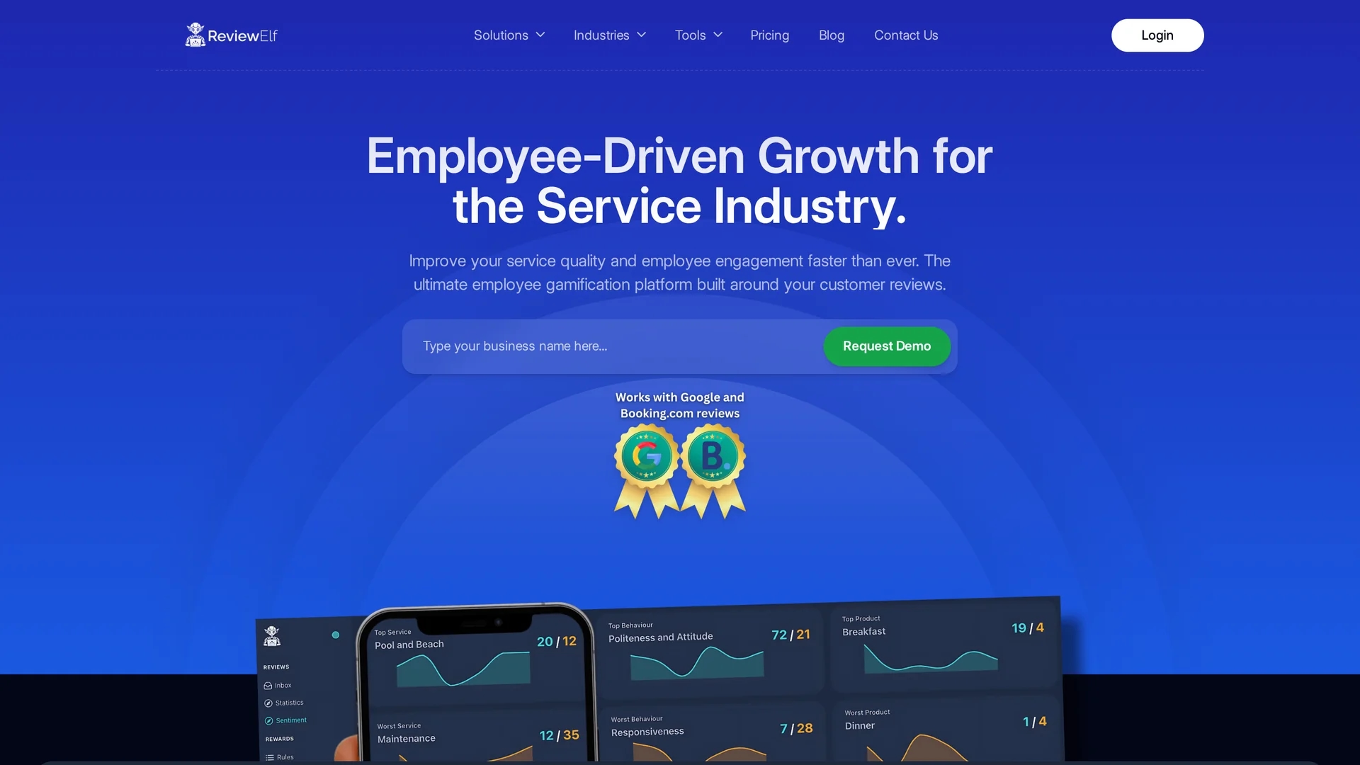 reviewelf homepage