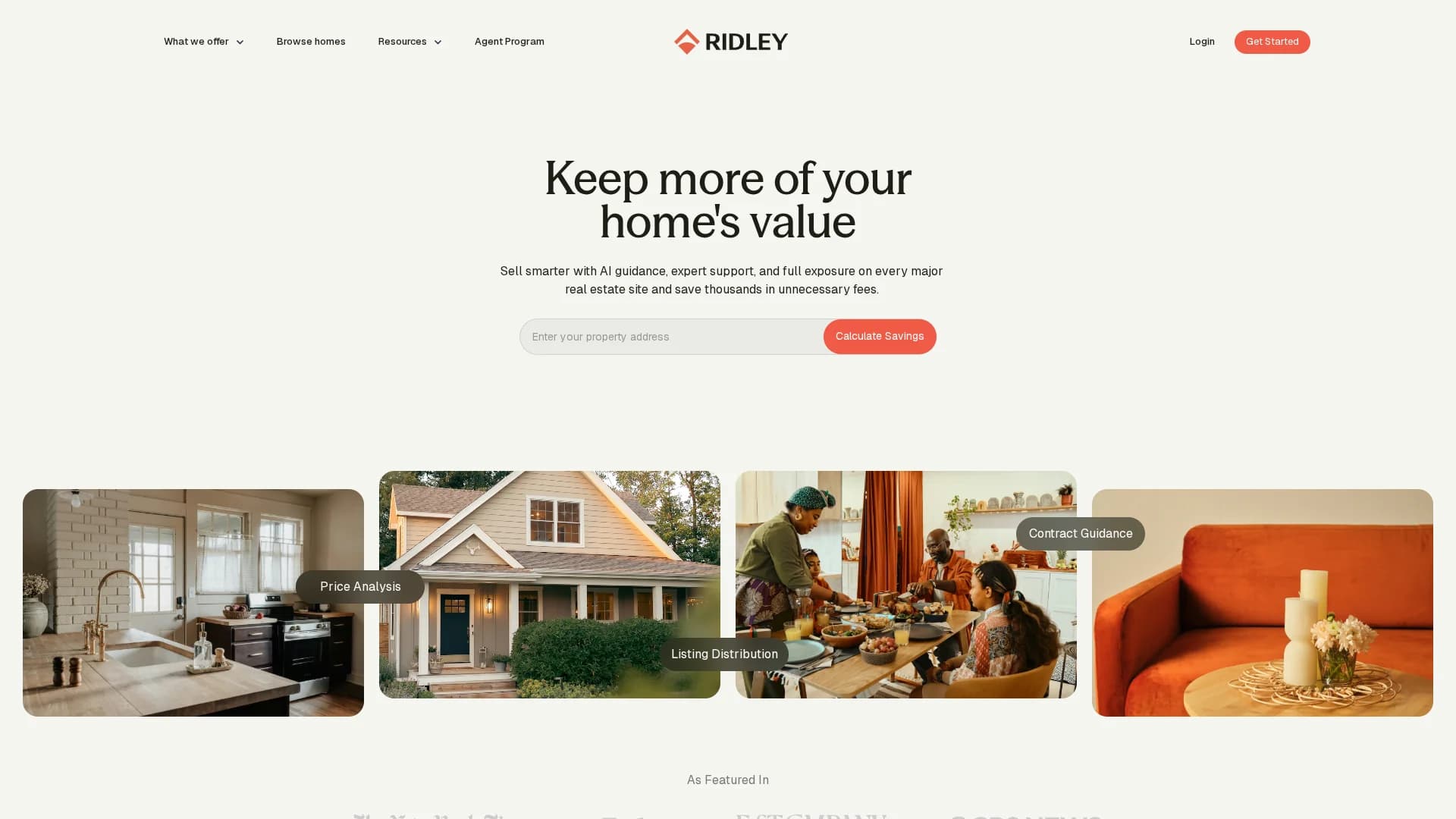 ridley homepage