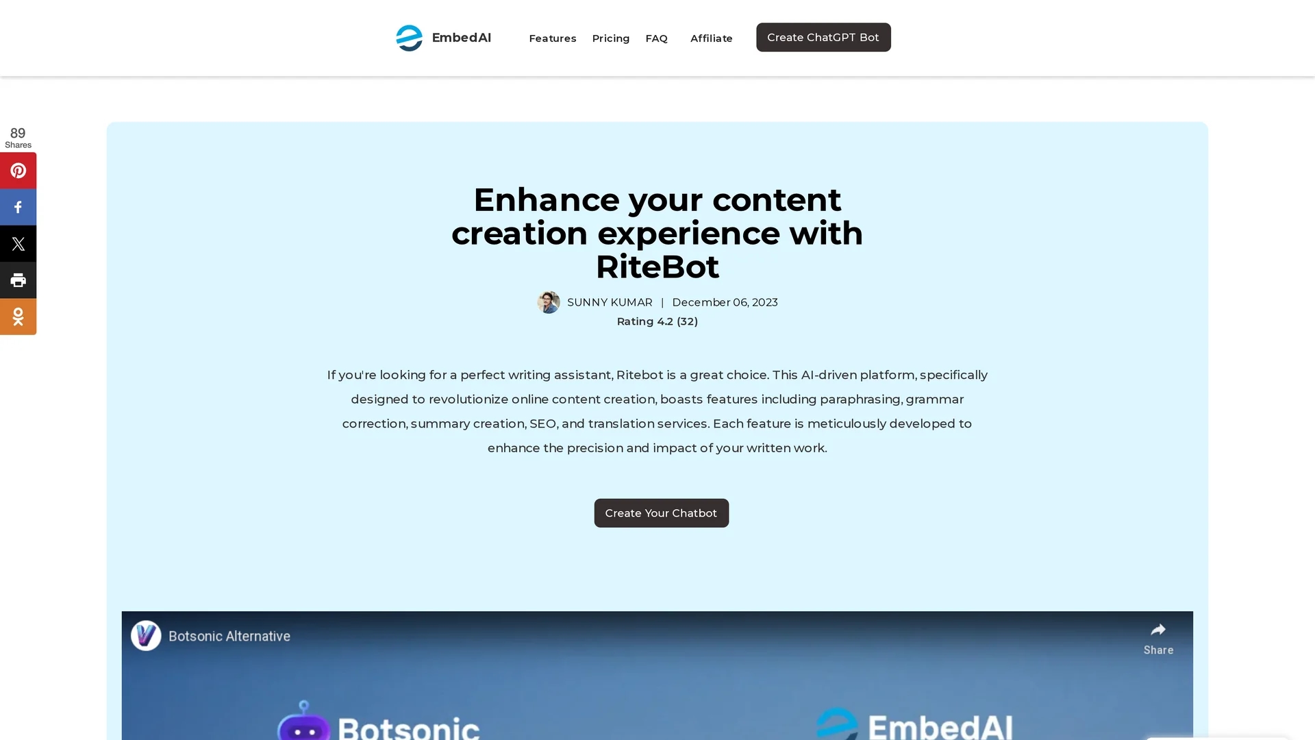 ritebot-seo-gpt homepage