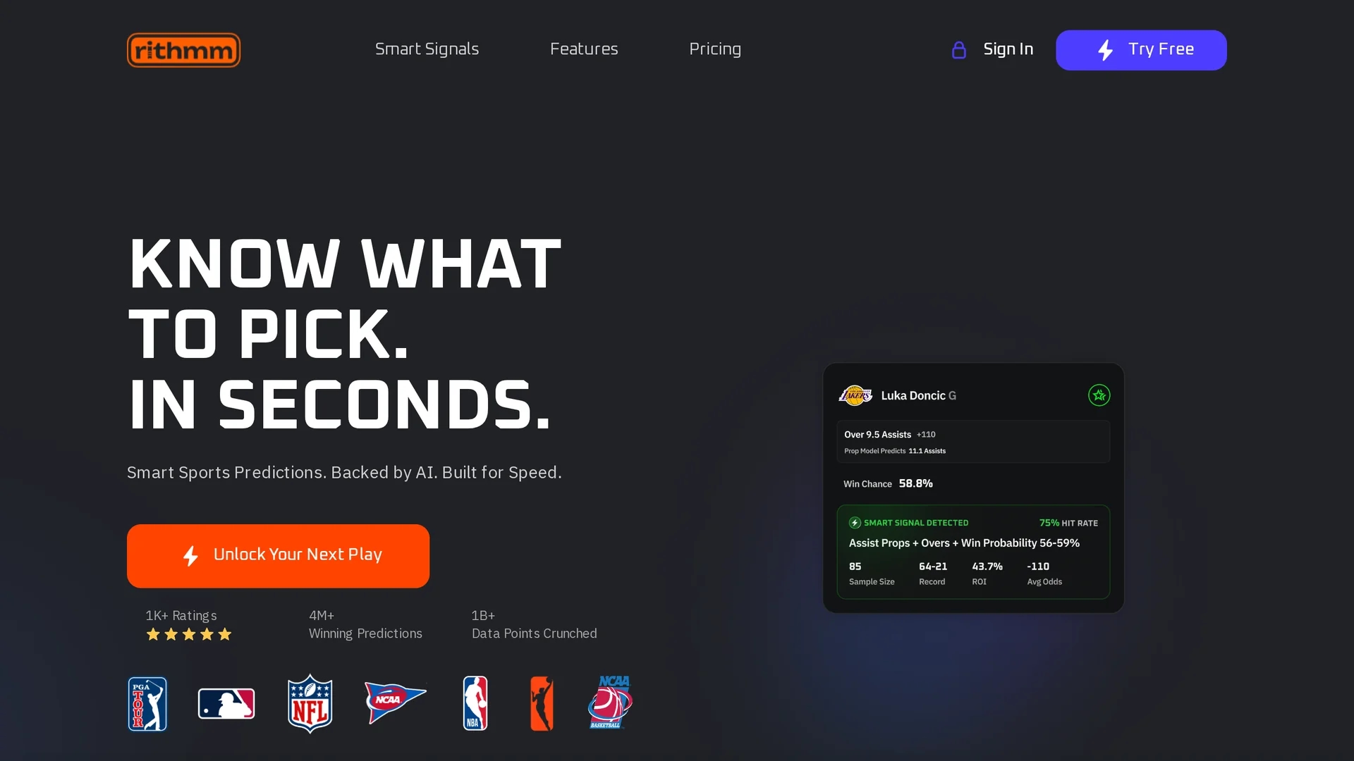 rithmm homepage