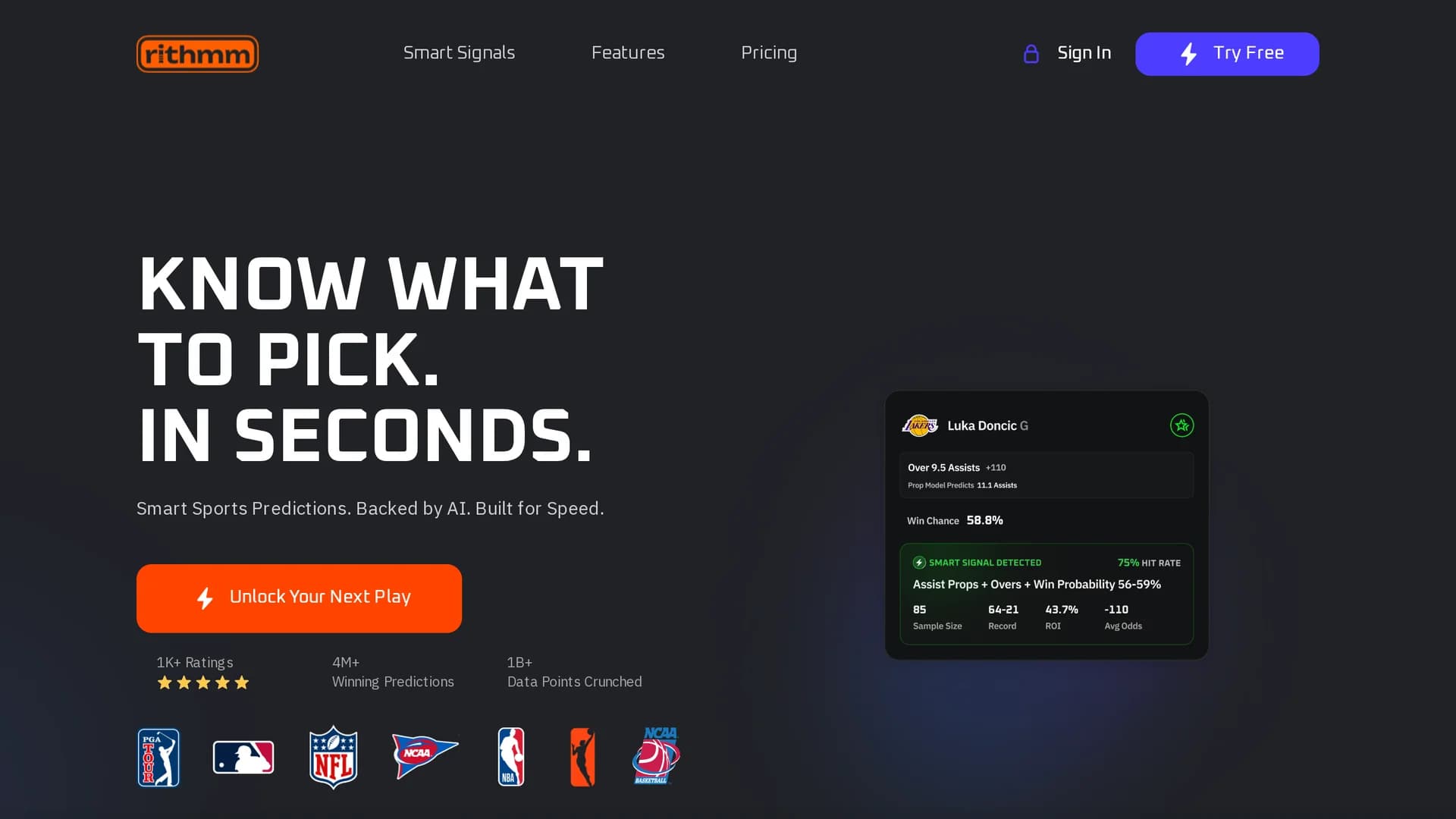 rithmm homepage
