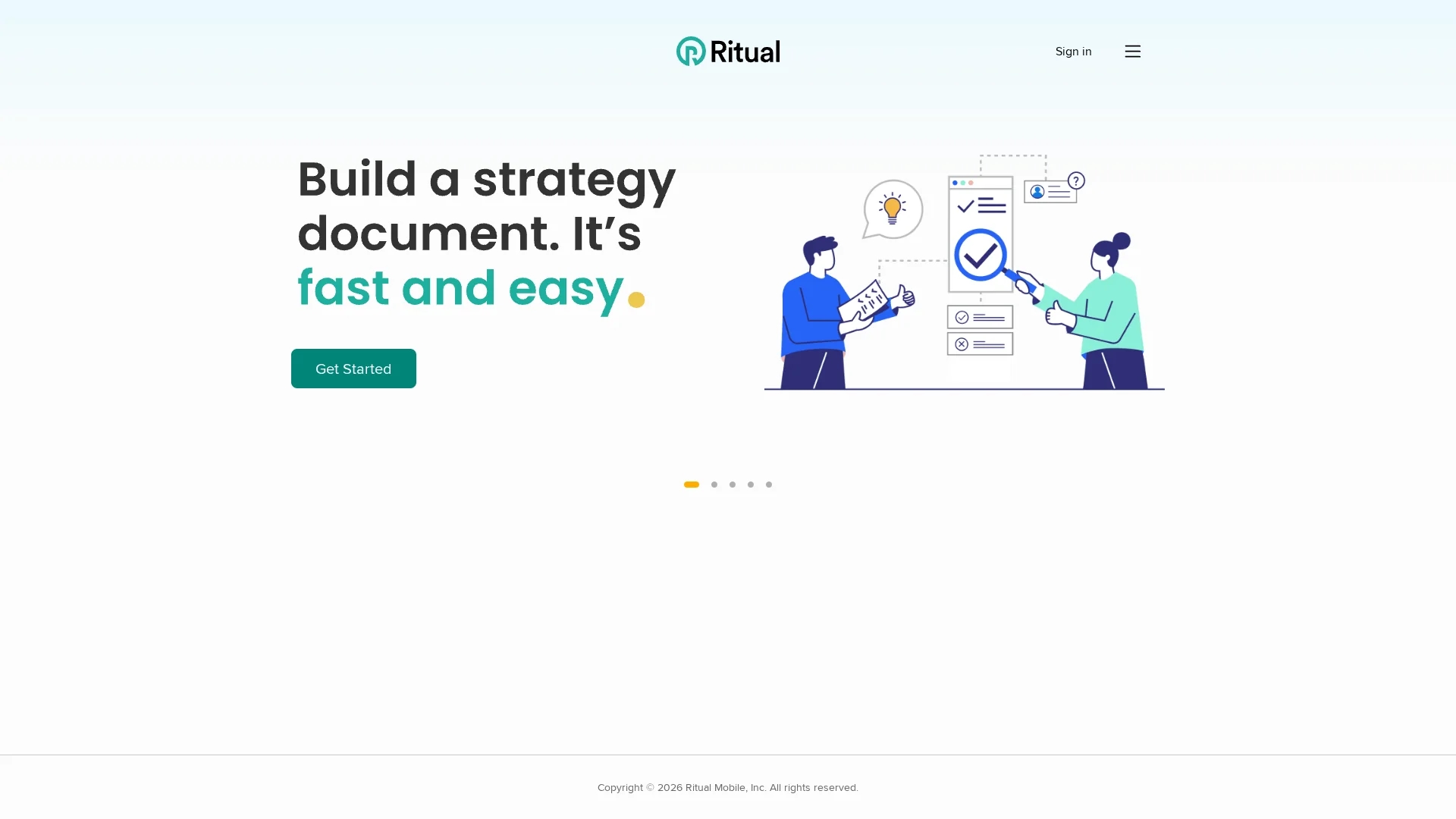 ritual homepage