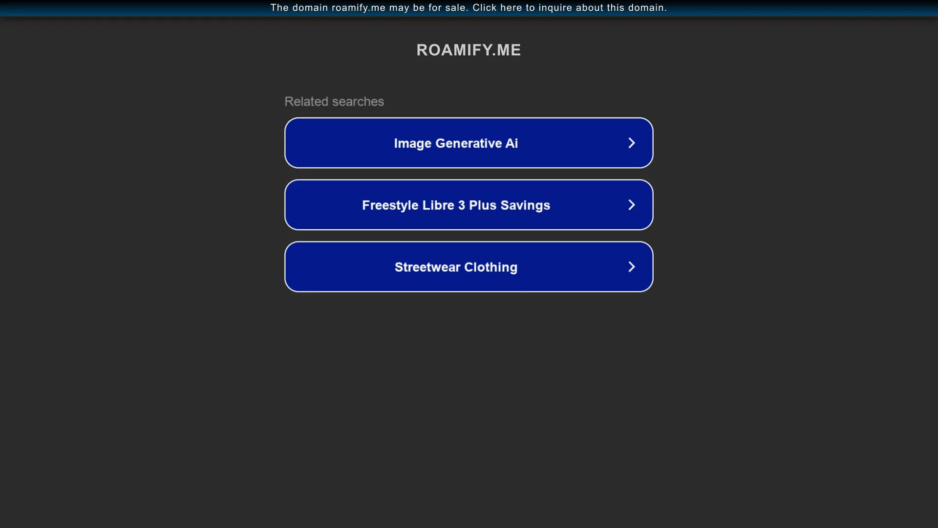 roamify homepage
