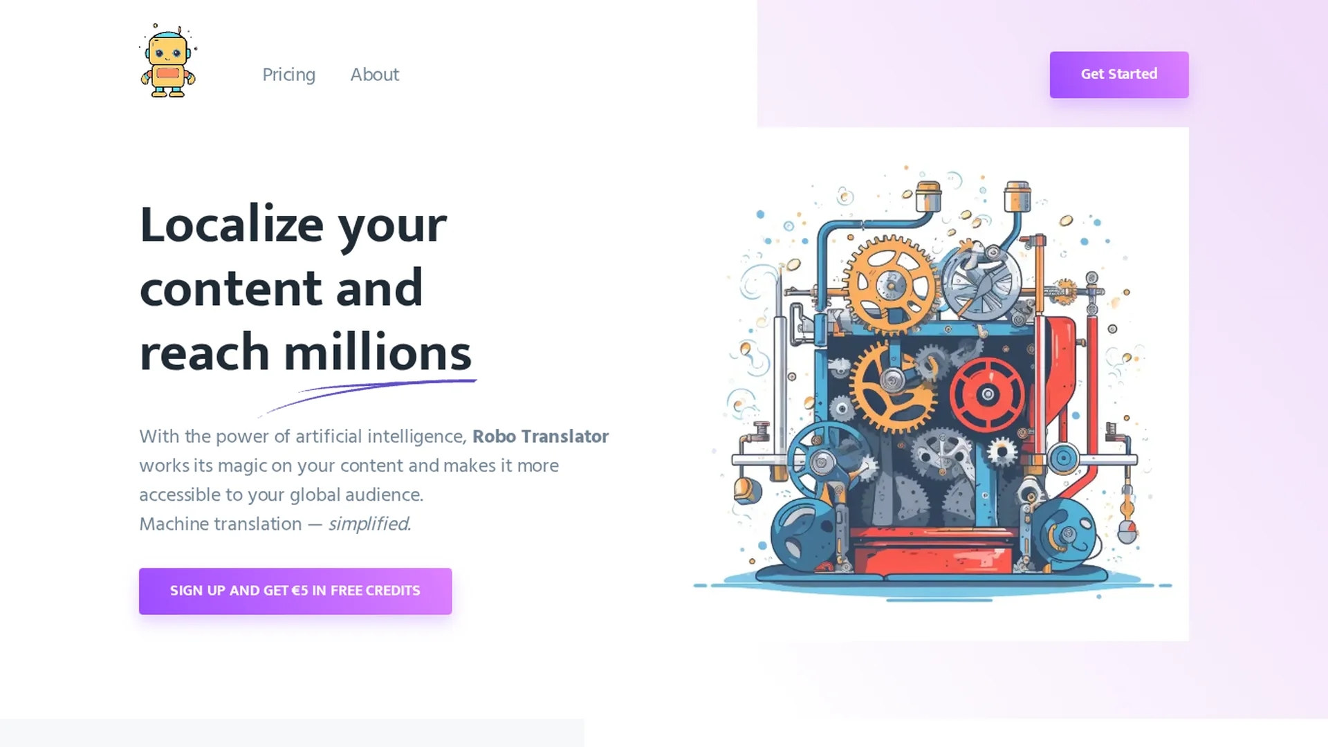 robo-translator homepage