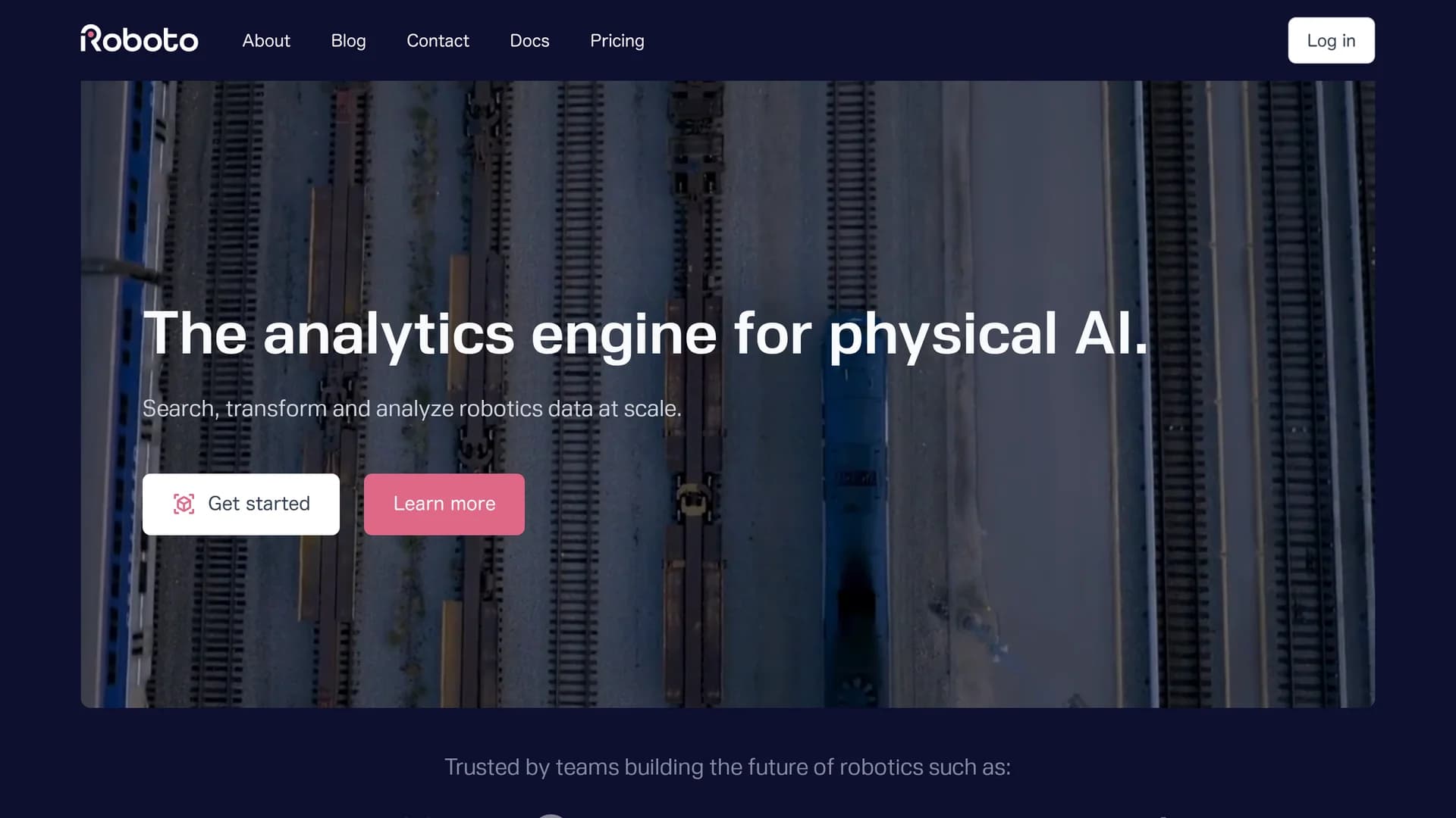 roboto-ai homepage