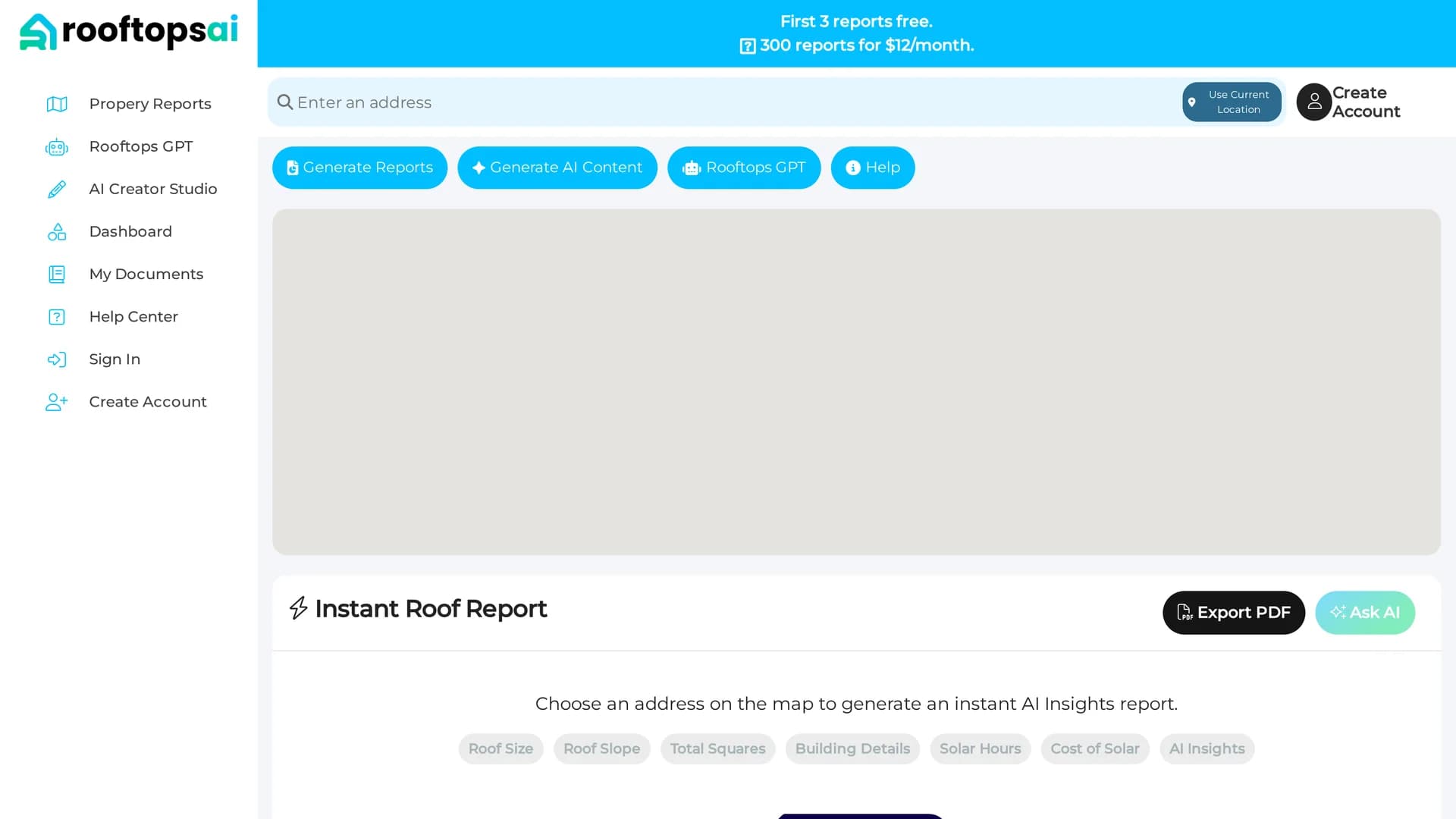 rooftops-ai homepage